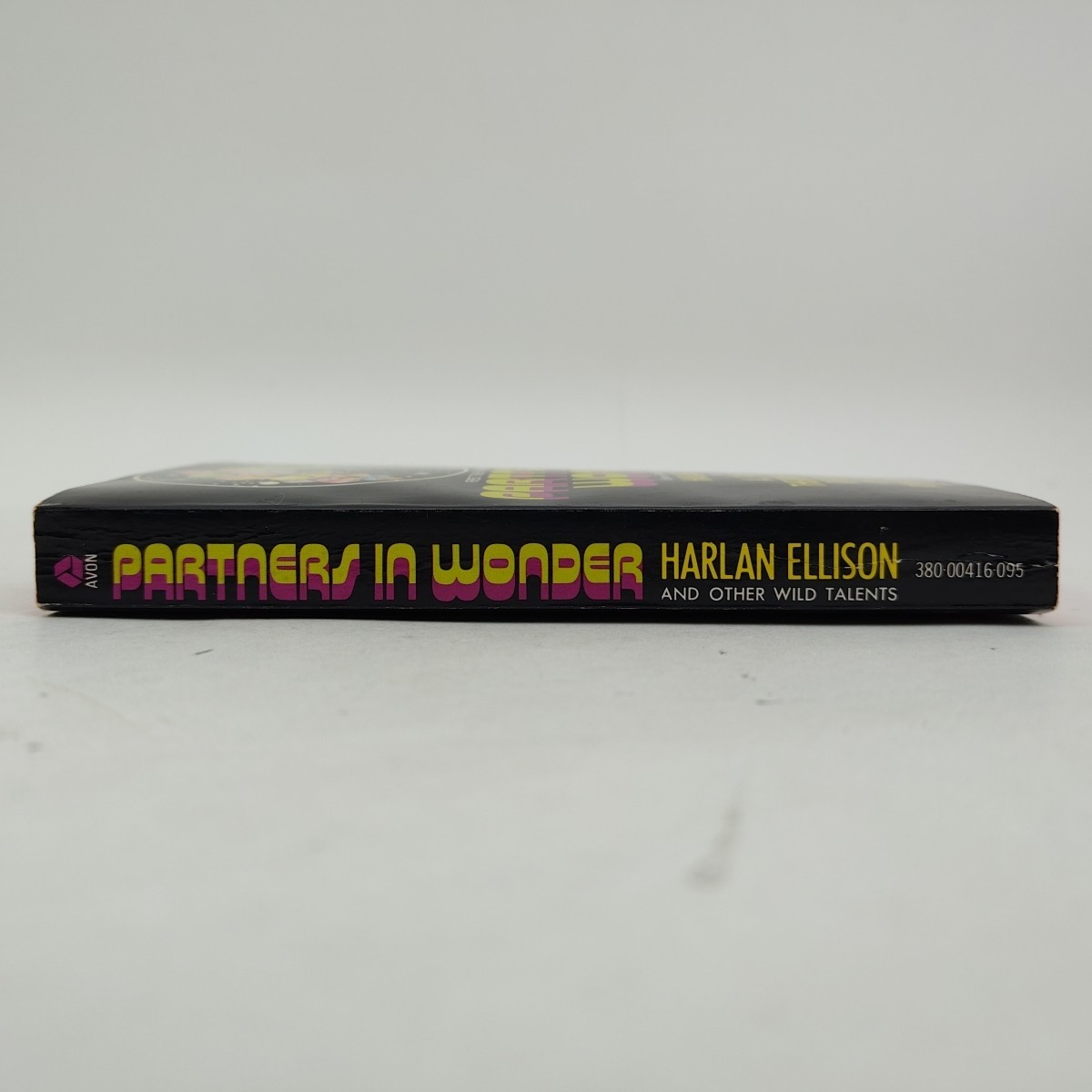 SIGNED Partners In Wonder Harlan Ellison (Paperback, 1972) Avon N416, FLAWED