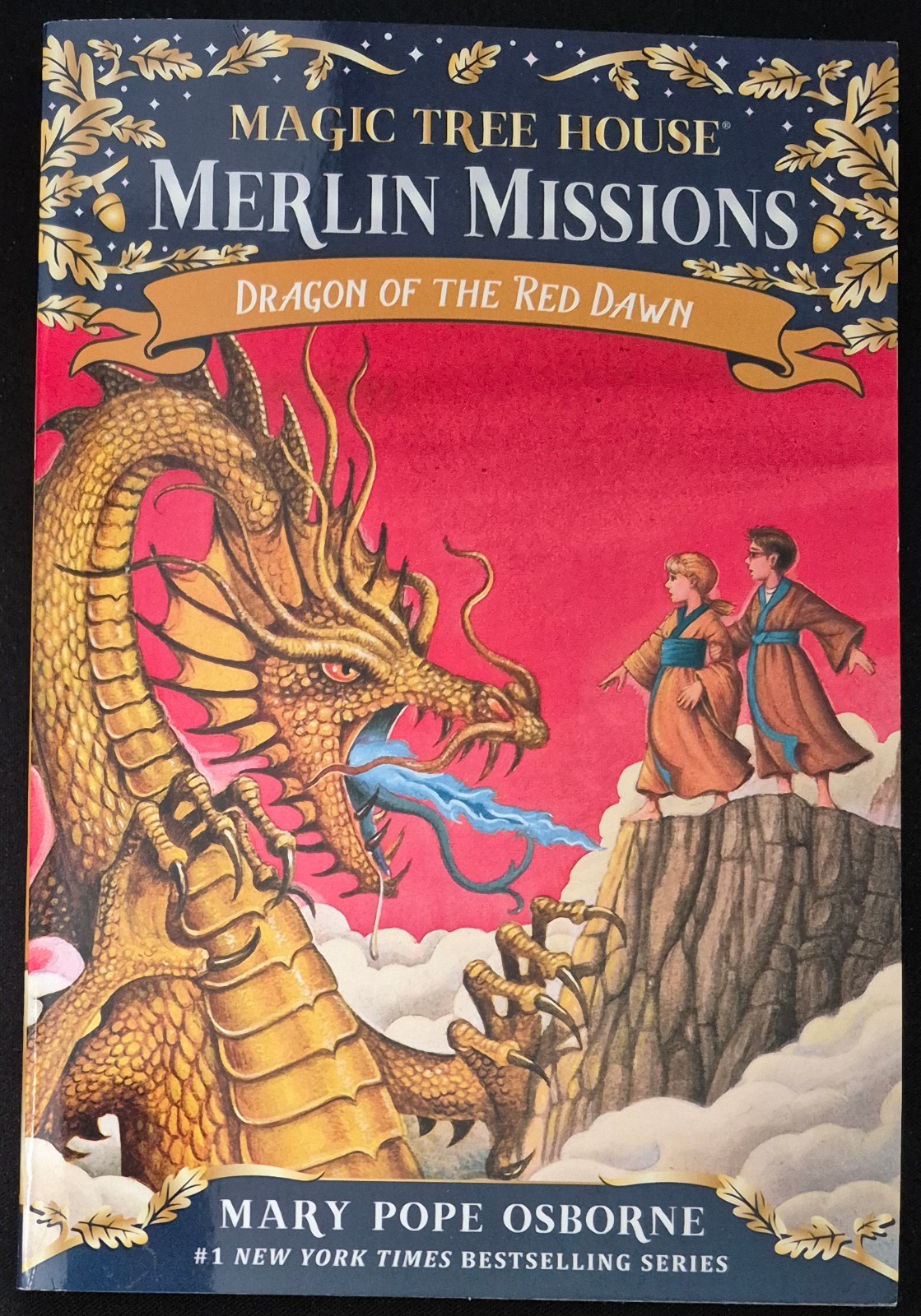 DRAGON OF THE RED DAWN by Mary Pope Osborne (PB 2007) Magic Tree House book 9