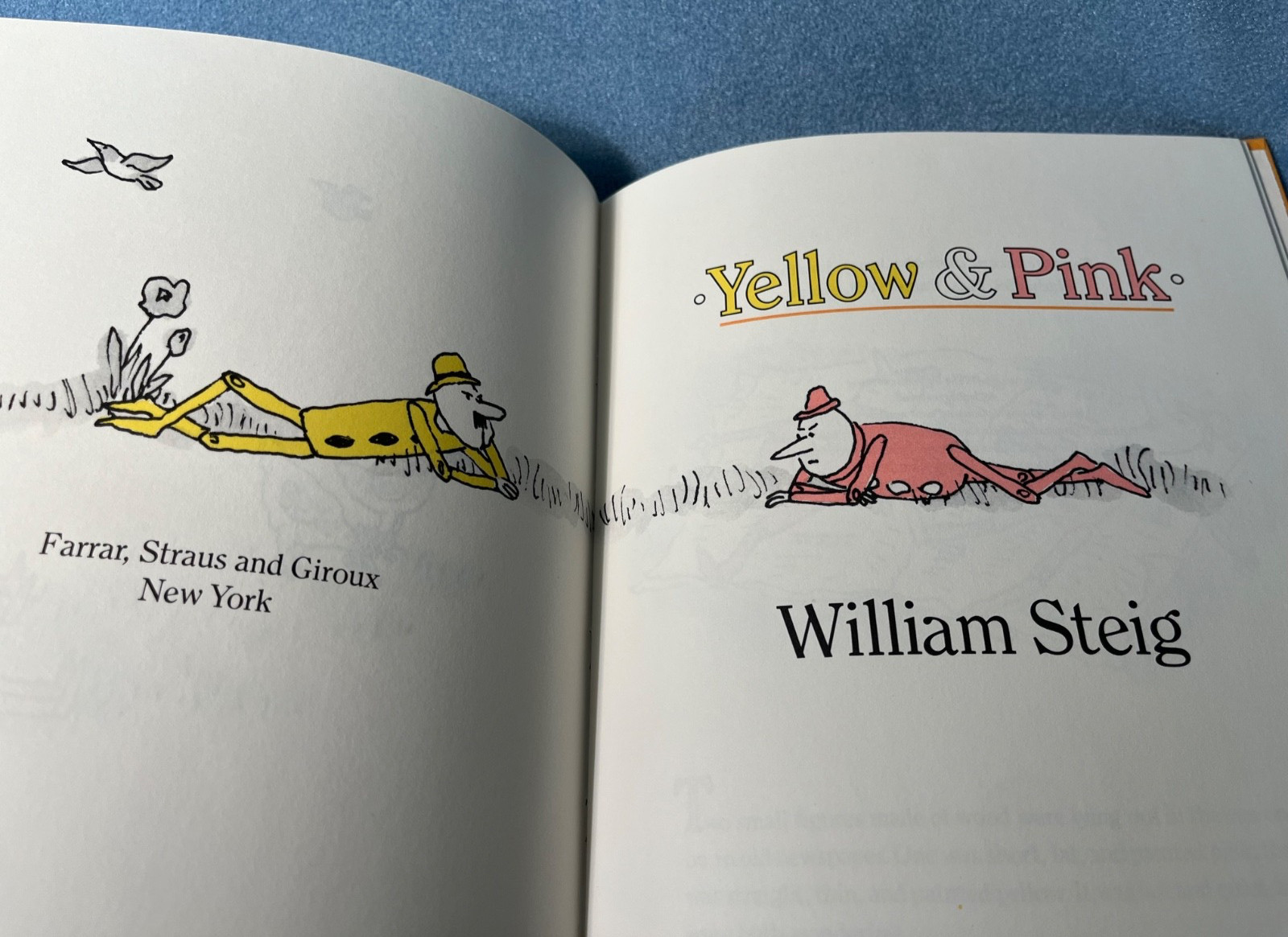 Vtg. 1984 YELLOW & PINK Book by William Steig 1984 HC/DJ – 1st Edition Like New