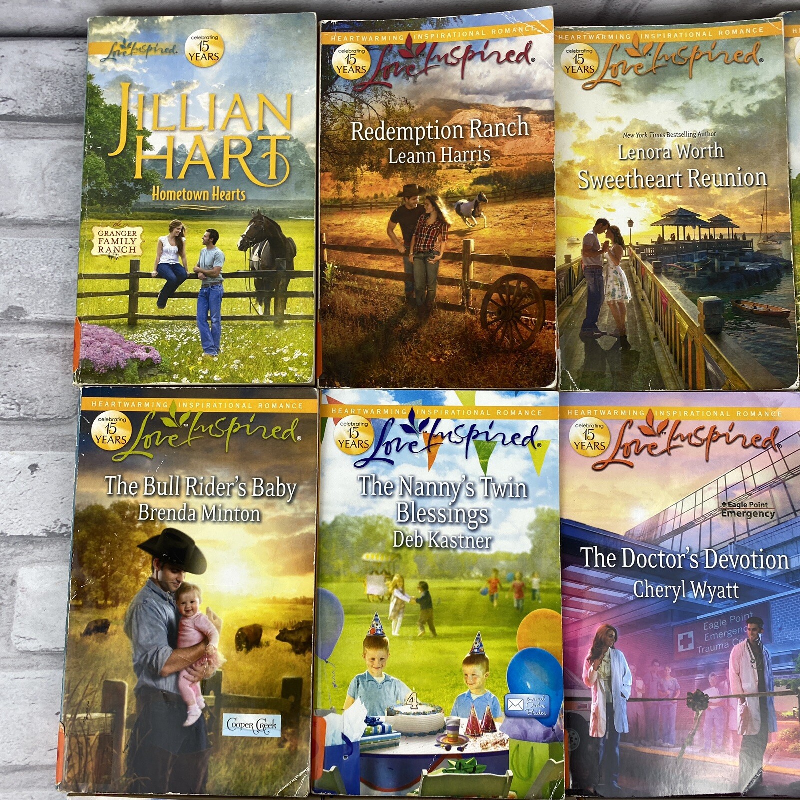 Love Inspired Inspirational Romance 2012 15 Years Celebration Lot of 12
