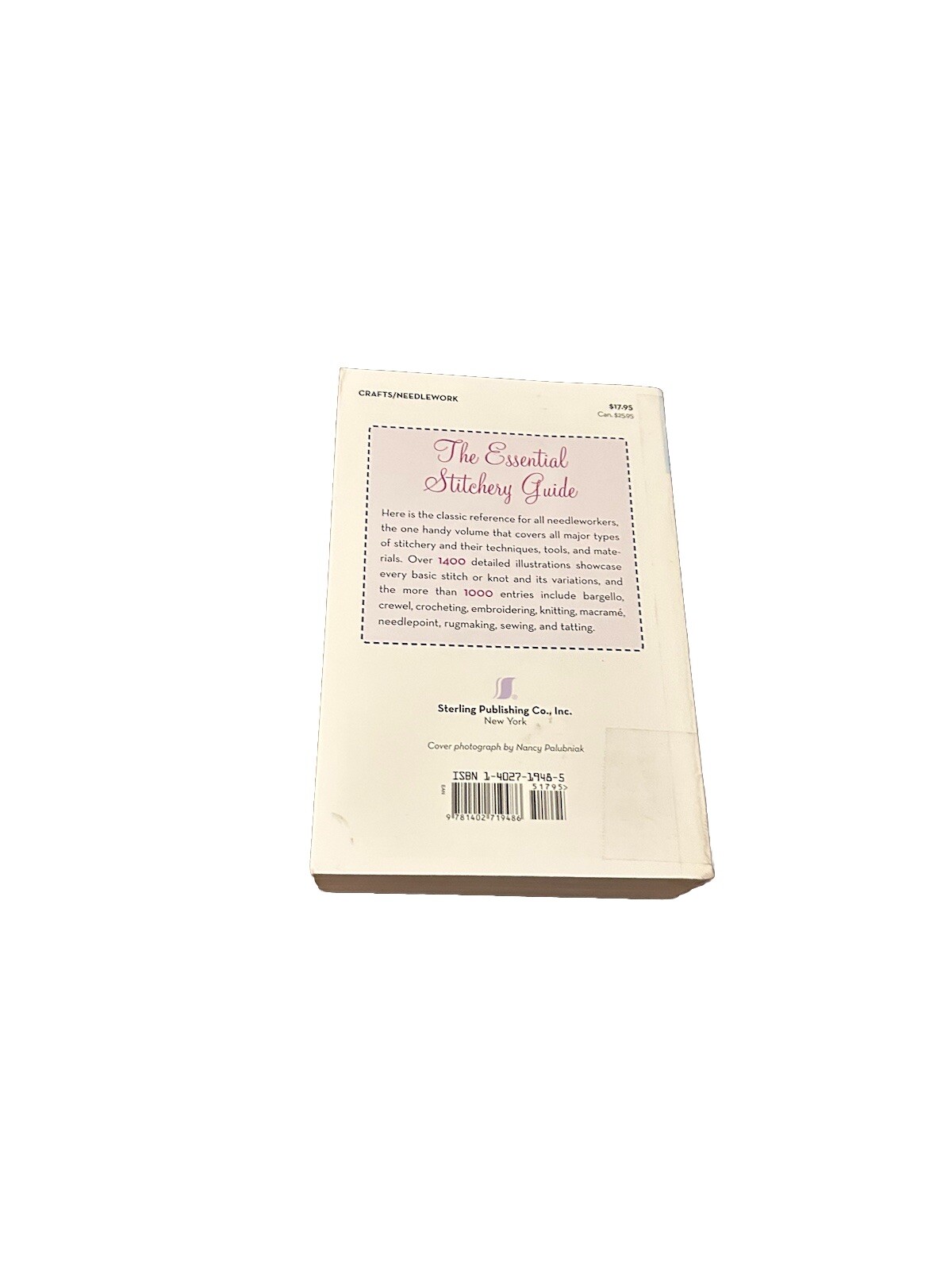 The Complete Encyclopedia of Stitchery by Mildred Graves Ryan Paperback