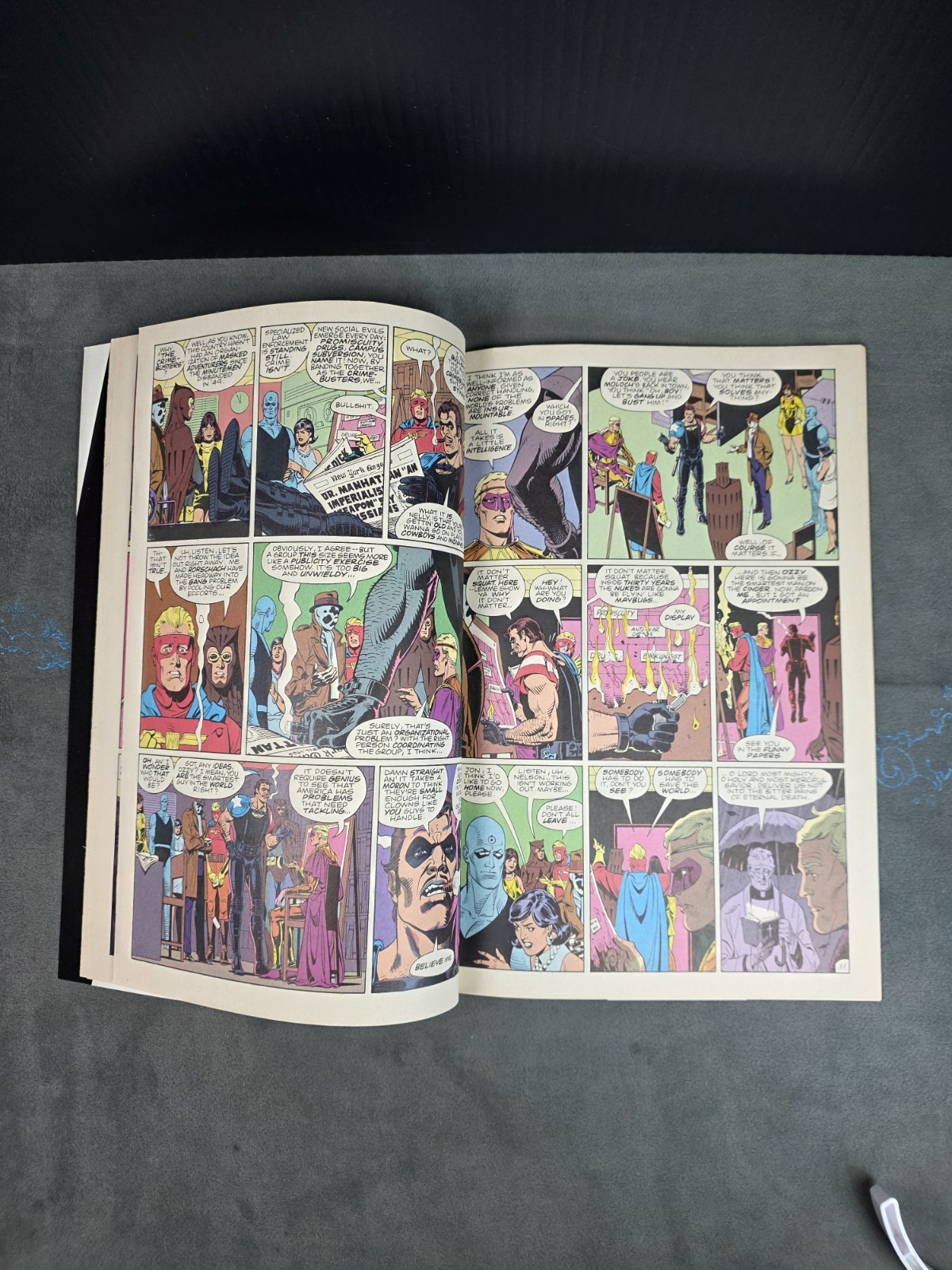 WATCHMEN #2 VF+ Alan Moore Dave GIbbons DC Comics 1986 Dr Manhattan Rorschach A1