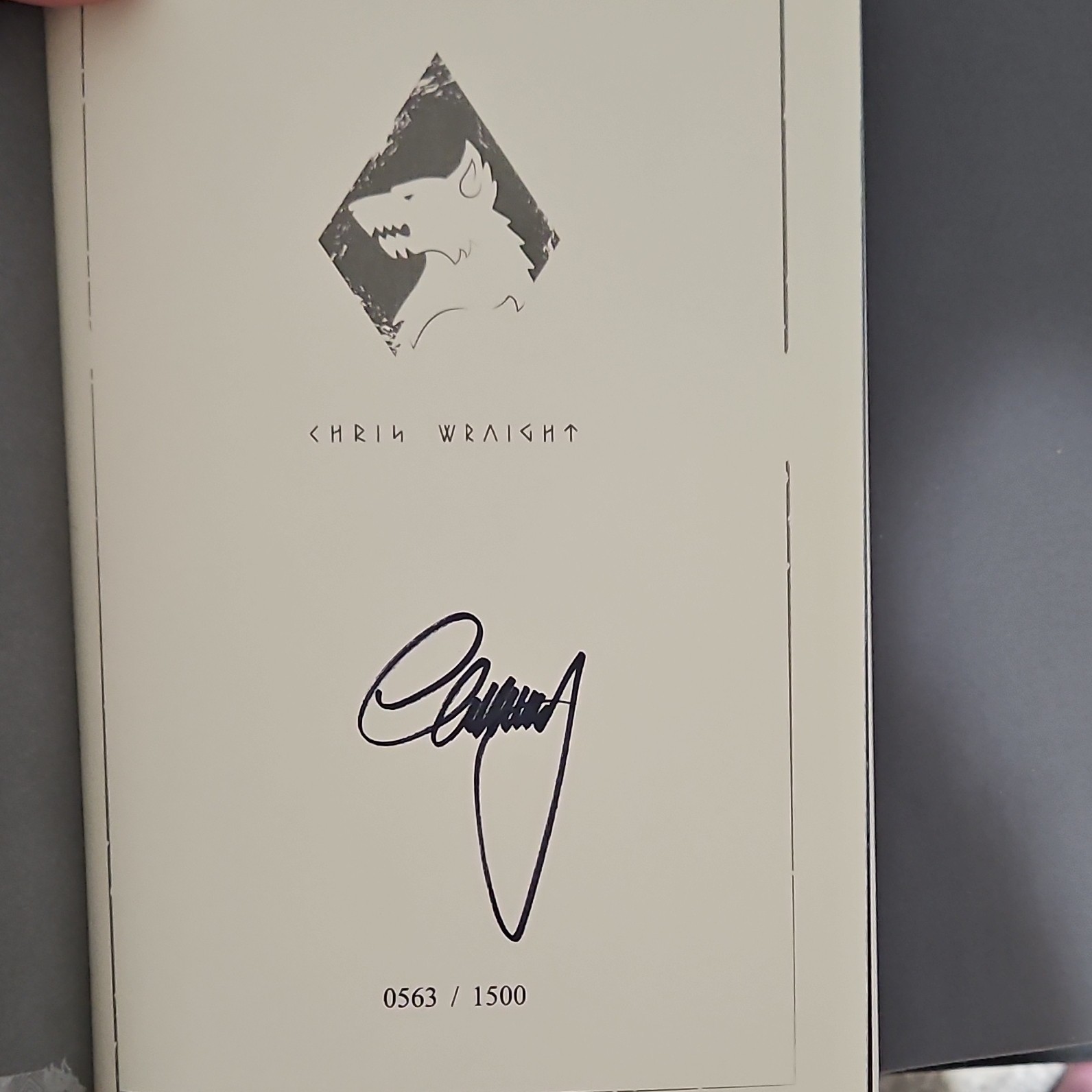 Warhammer 40,000 The Helwinter Gate Chris Wraight Black Library Signed Ltd Ed