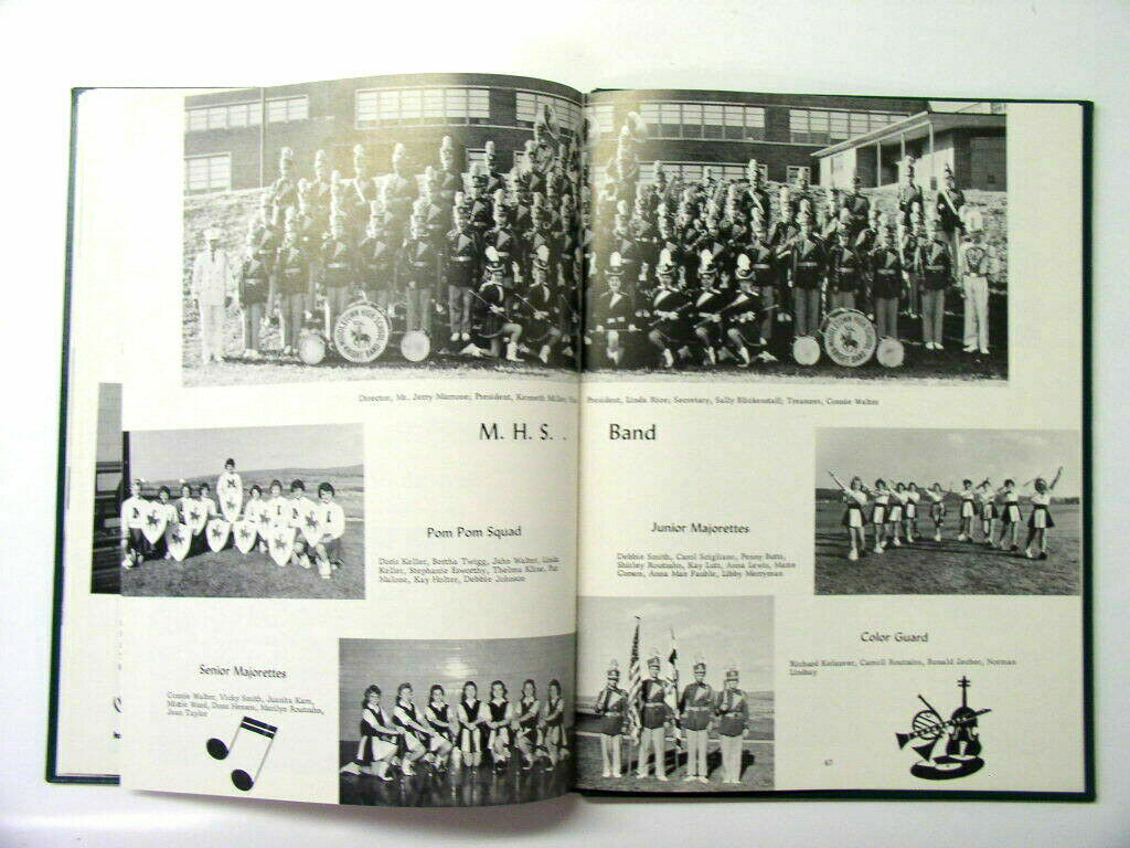 1961 The Chestnut Burr Middletown Md High School Yearbook 75 Pages + 8 ad Pages
