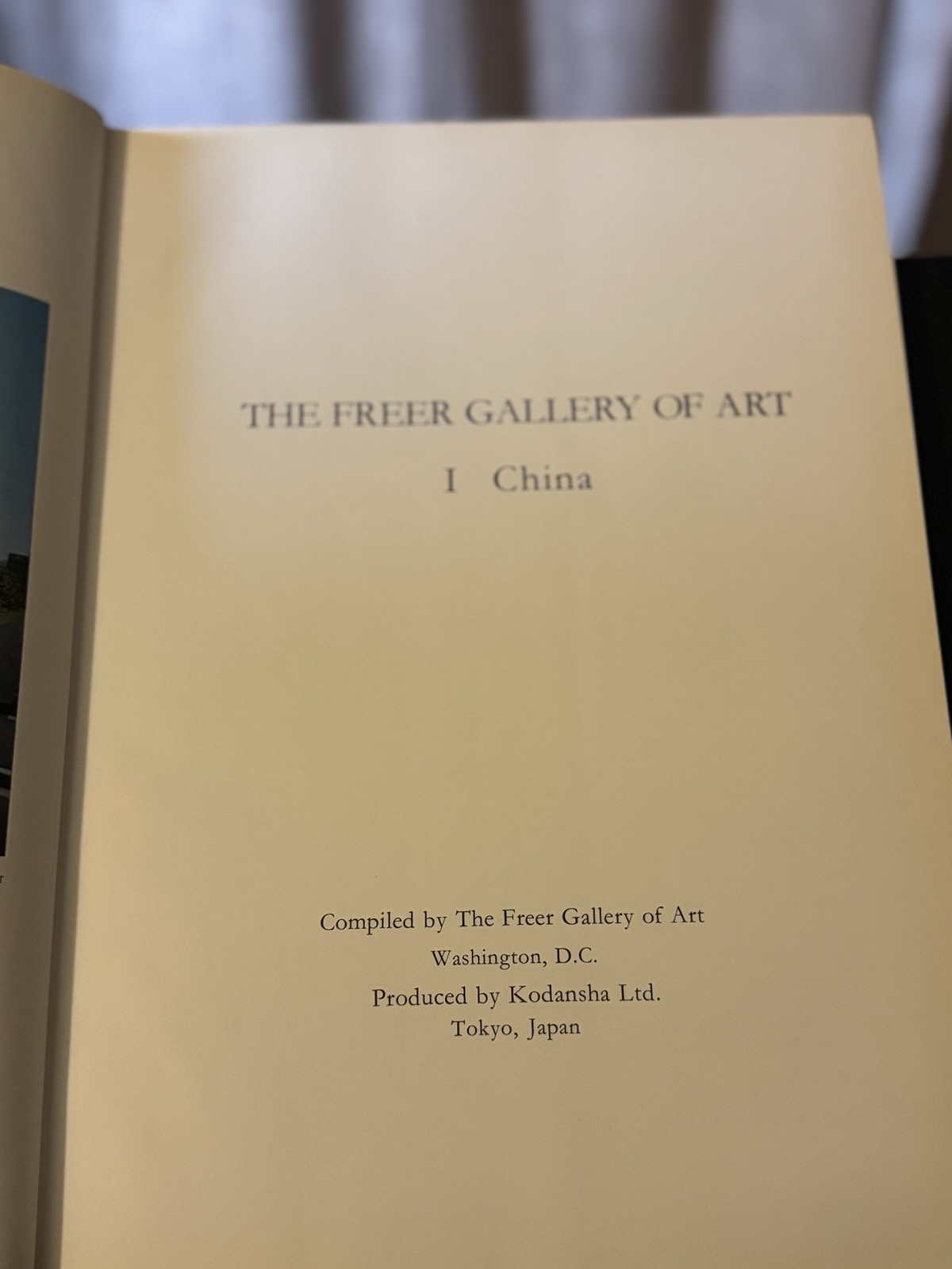Freer Gallery |The Freer Gallery of Art | Vol. I. | China | 1972