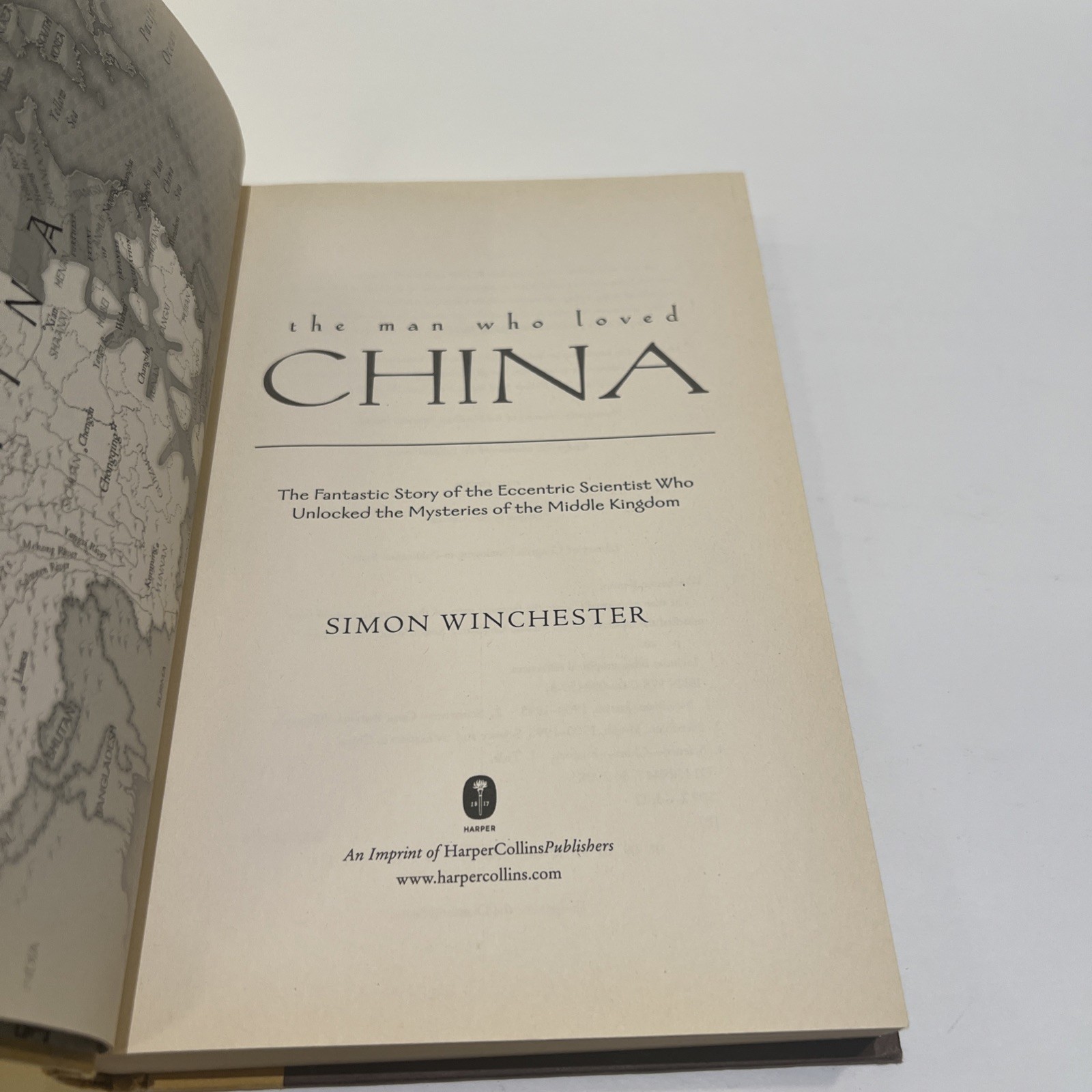 Simon Winchester The Man Who Loved China Signed 1st Printing 2008 Harper No DJ