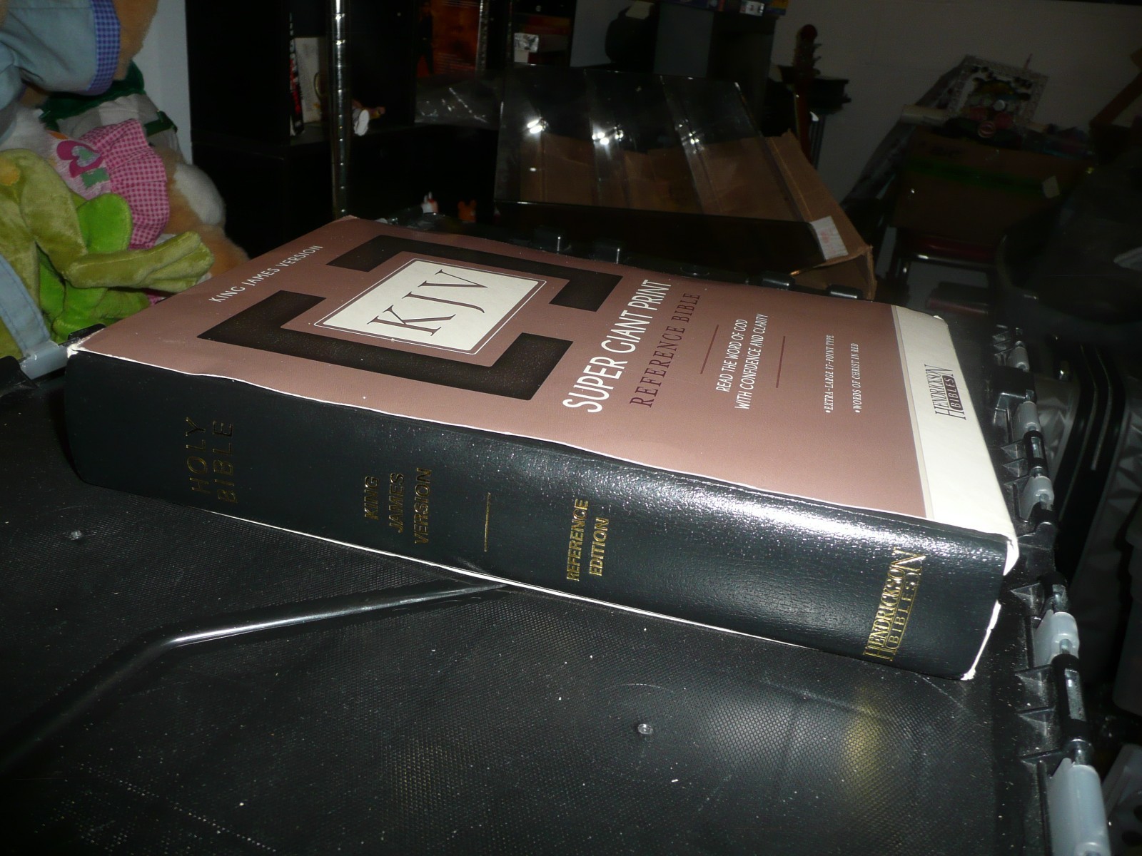 KJV Super Giant Print Bible – Leather Bound By Hendrickson Bibles New