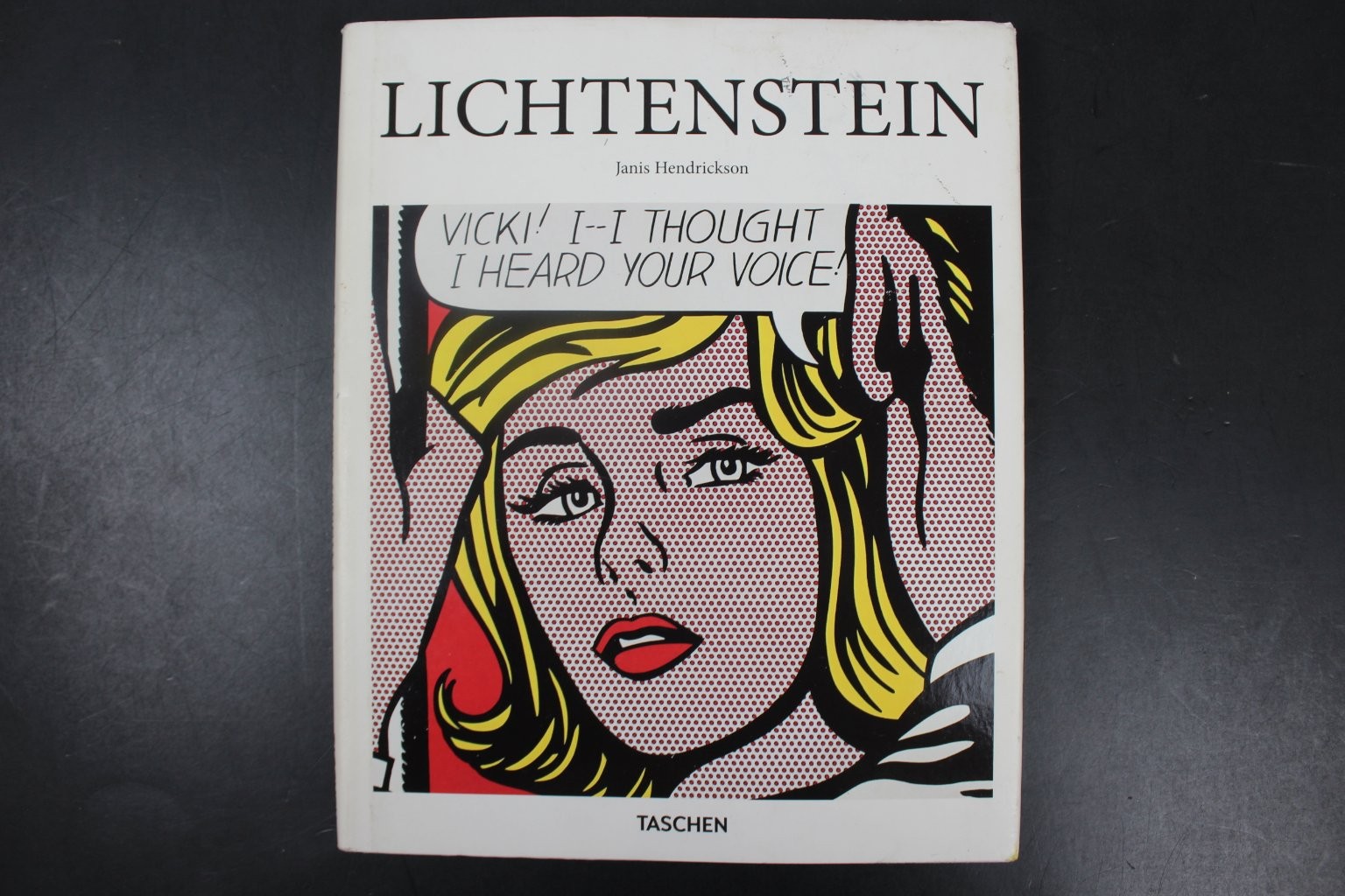 Lichtenstein Janis Hendrickson 2016 Pop Art Roy Lichtenstein TASCHEN Book HCDJ