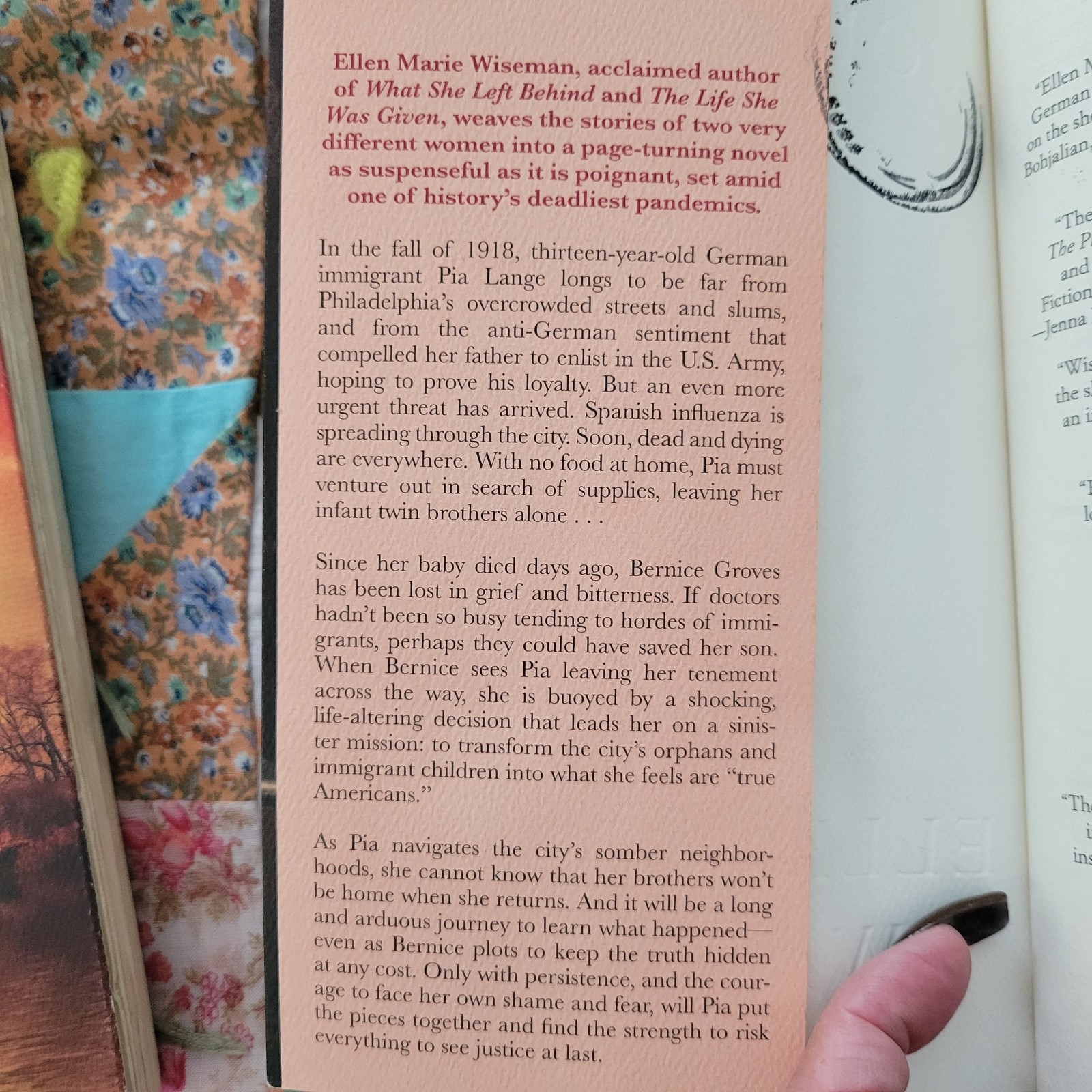 Coal River & The Orphan Collector by Ellen Marie Wiseman