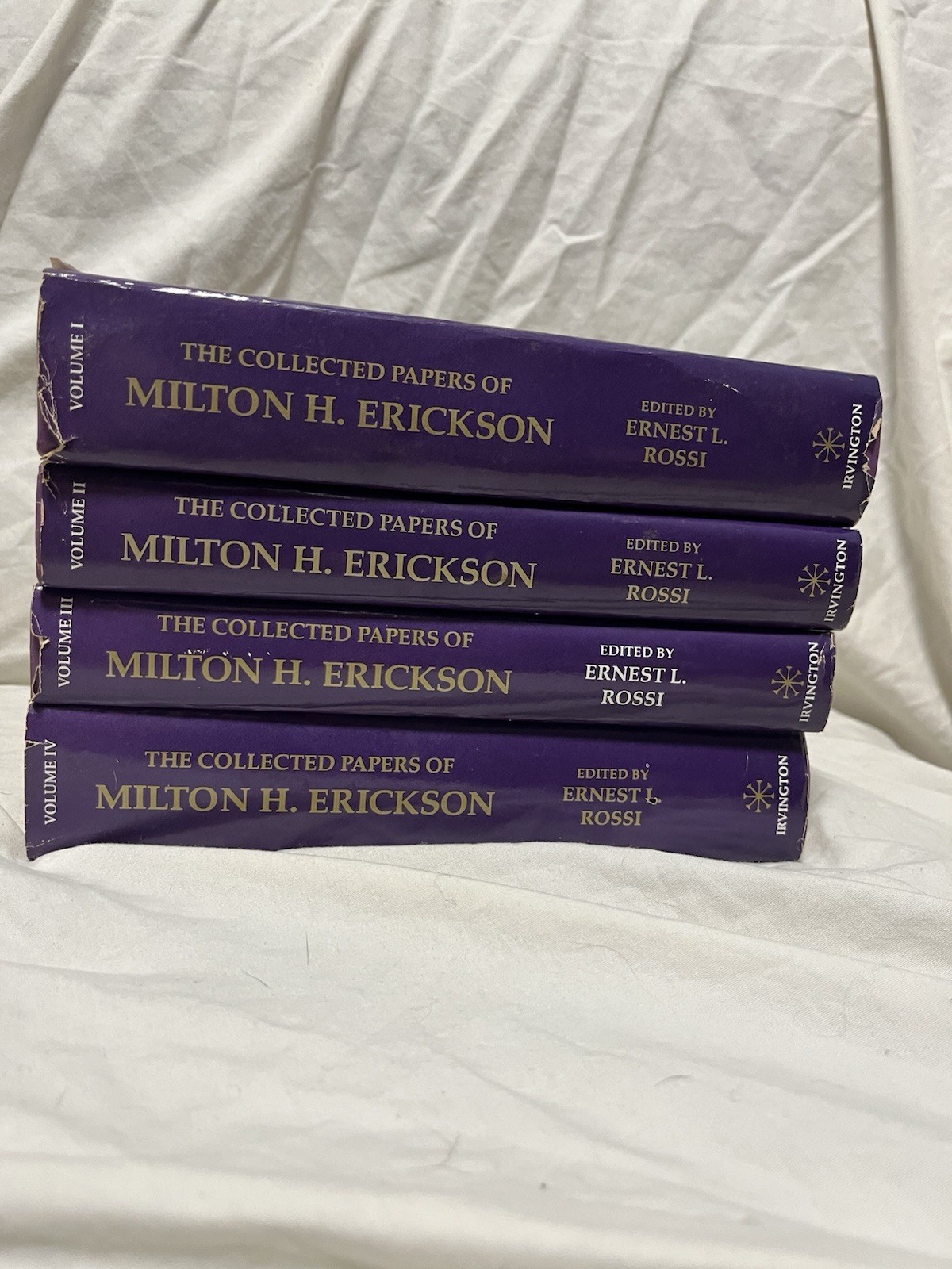Vtg The Collected Papers of Milton H Erickson Hypnosis Vol 1 2 3 4 HCDJ 1980