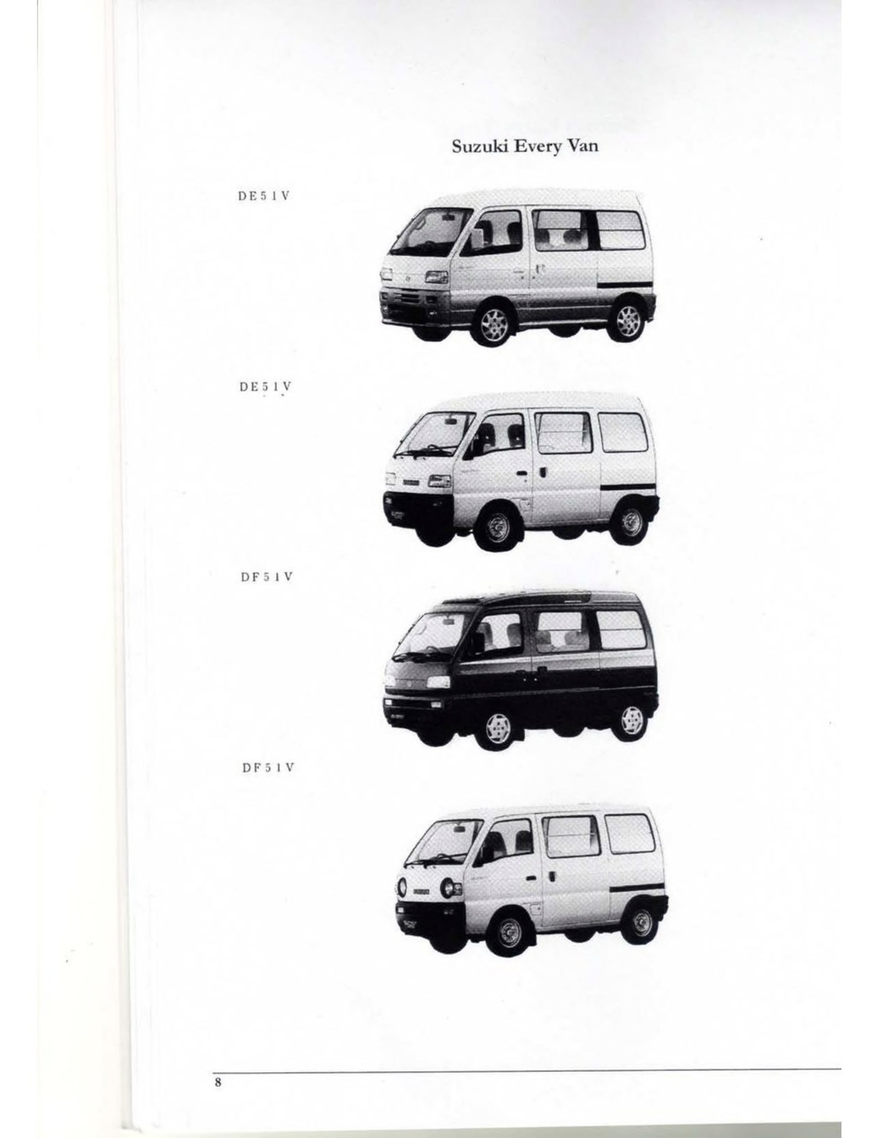 SUZUKI Carry Every F6A Engine Service Manual 2008 – WIRE BOUND – TOUGH COVERS