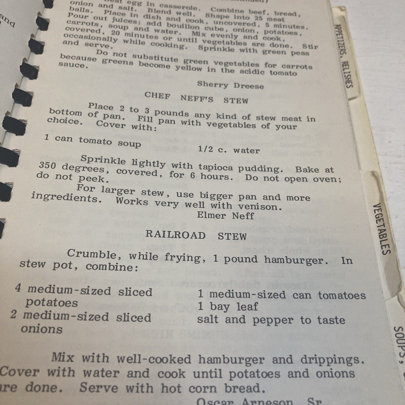 Cherished Recipes Ringbound CookBook Evangelical Church Women Broadview, MT