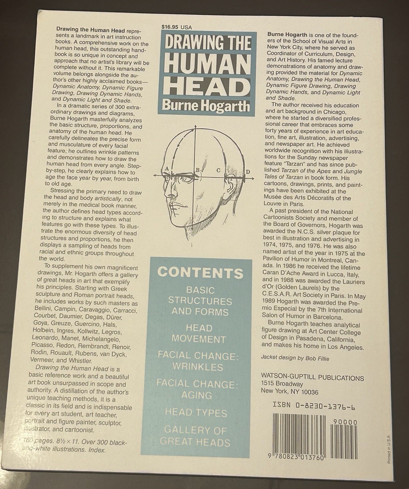 Drawing the Human Head by Burne Hogarth PB – Good