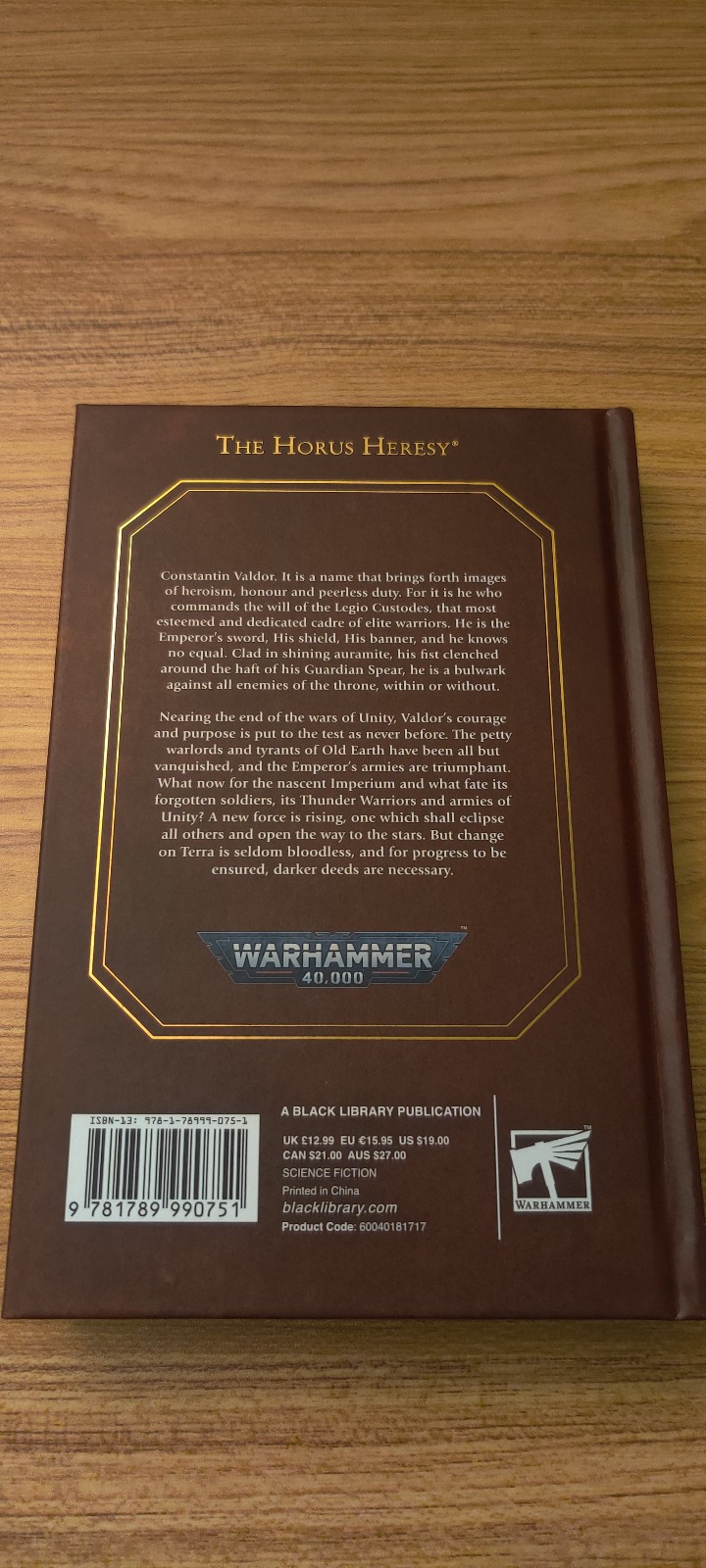 Valdor: Birth of the Imperium by Chris Wraight (2020, Hardcover) Warhammer 40k