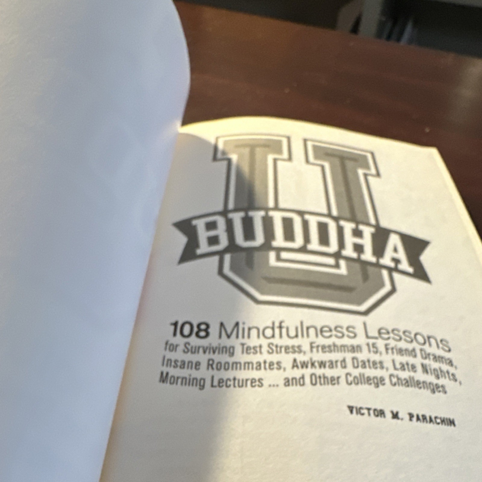 Ulysses Press Buddha U Victor Parachin Paperback Mindfulness Buddhism College
