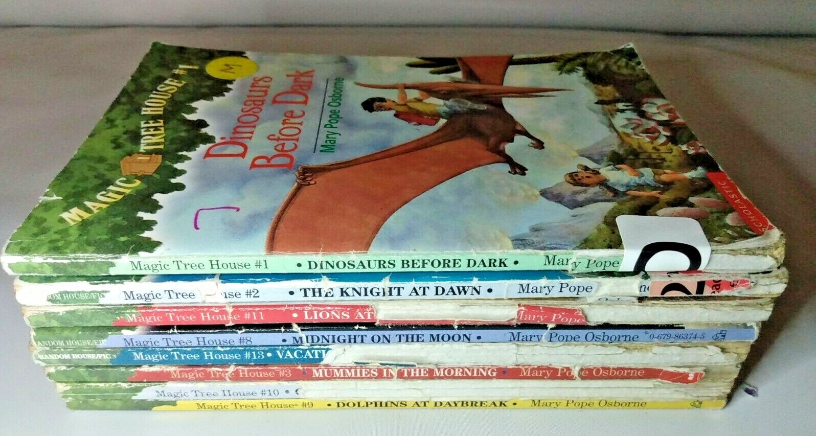 Lot 8 Magic Tree House Series #21-28 Chapter Books 1,2,3,8,9,10,11,13