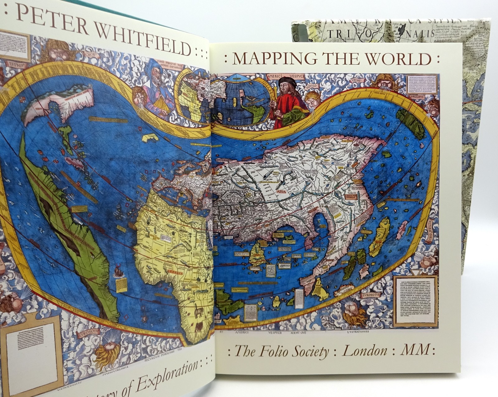 Folio Society Mapping the World by Whitfield Hardcover HB 2000 w/ Slipcover