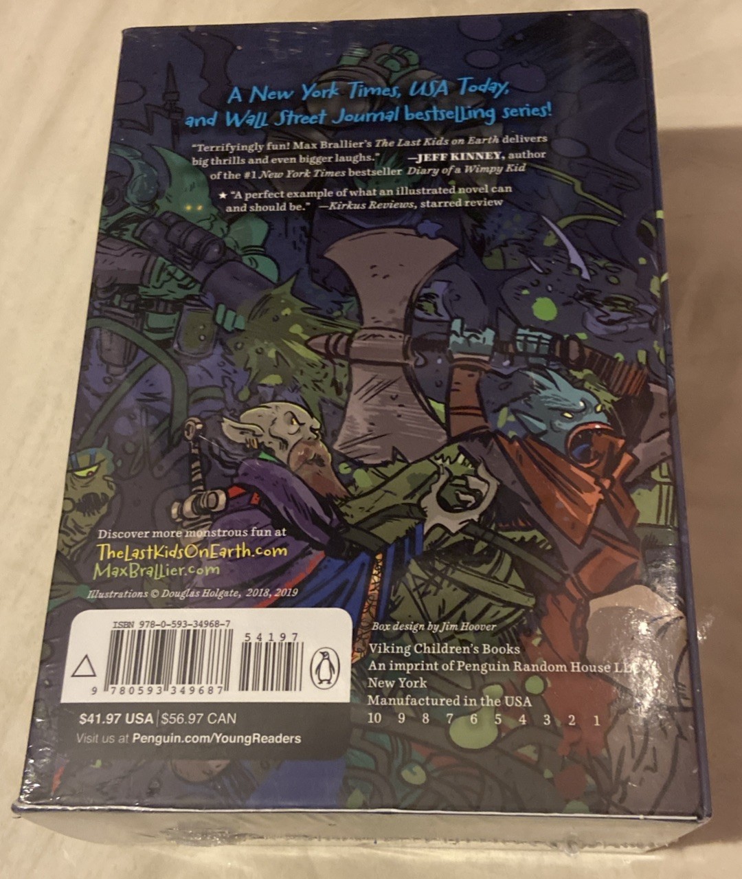 Last Kids on Earth: Next Level Monster Box (Books 4-6) by Max Brallier Sealed
