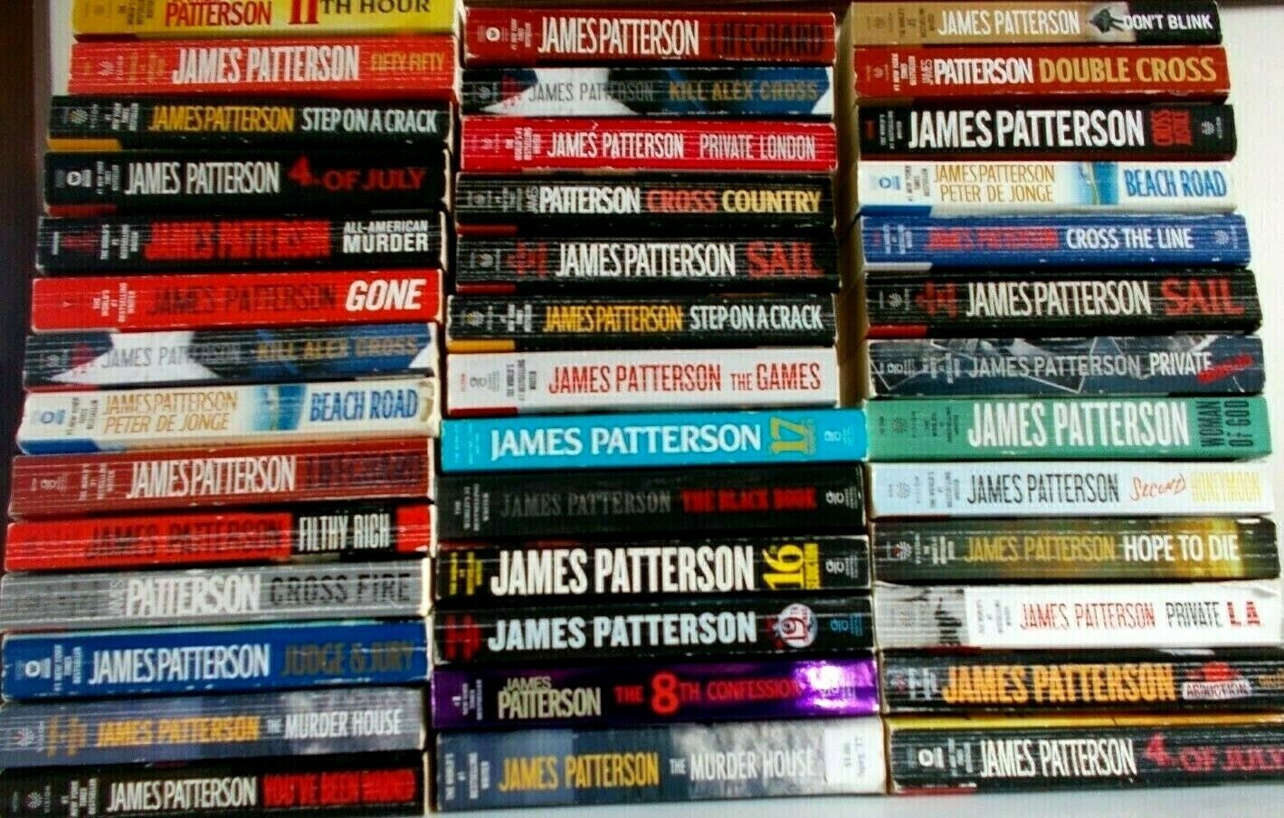 James Patterson Paperback Novels – U-Choose – Flat $4.50 Shipping