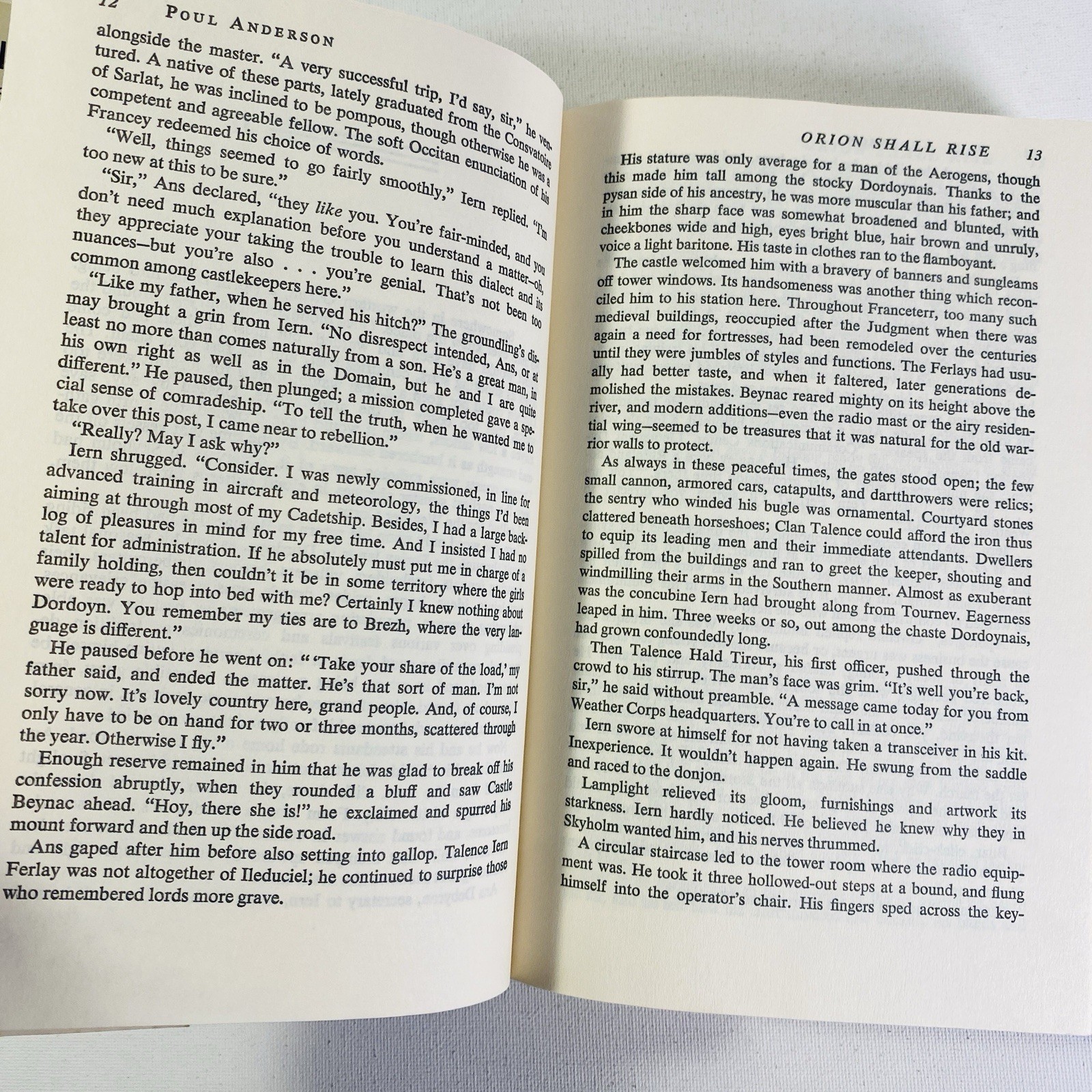 Orion Shall Rise by Paul Anderson (1983, Hardcover)