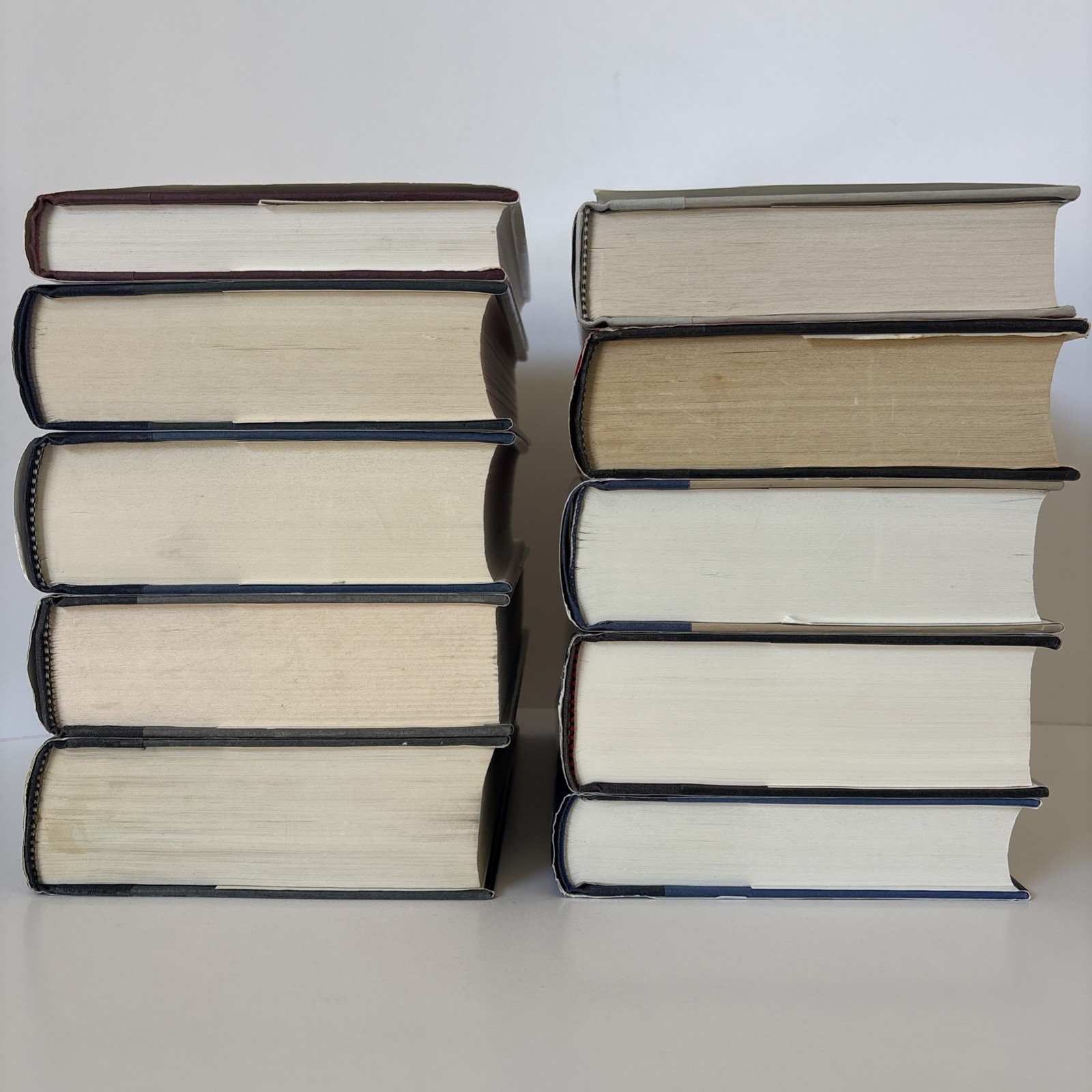 Tom Clancy 10 Hardcover Book Lot Hunt for Red October Jack Ryan Classics HC/DJ
