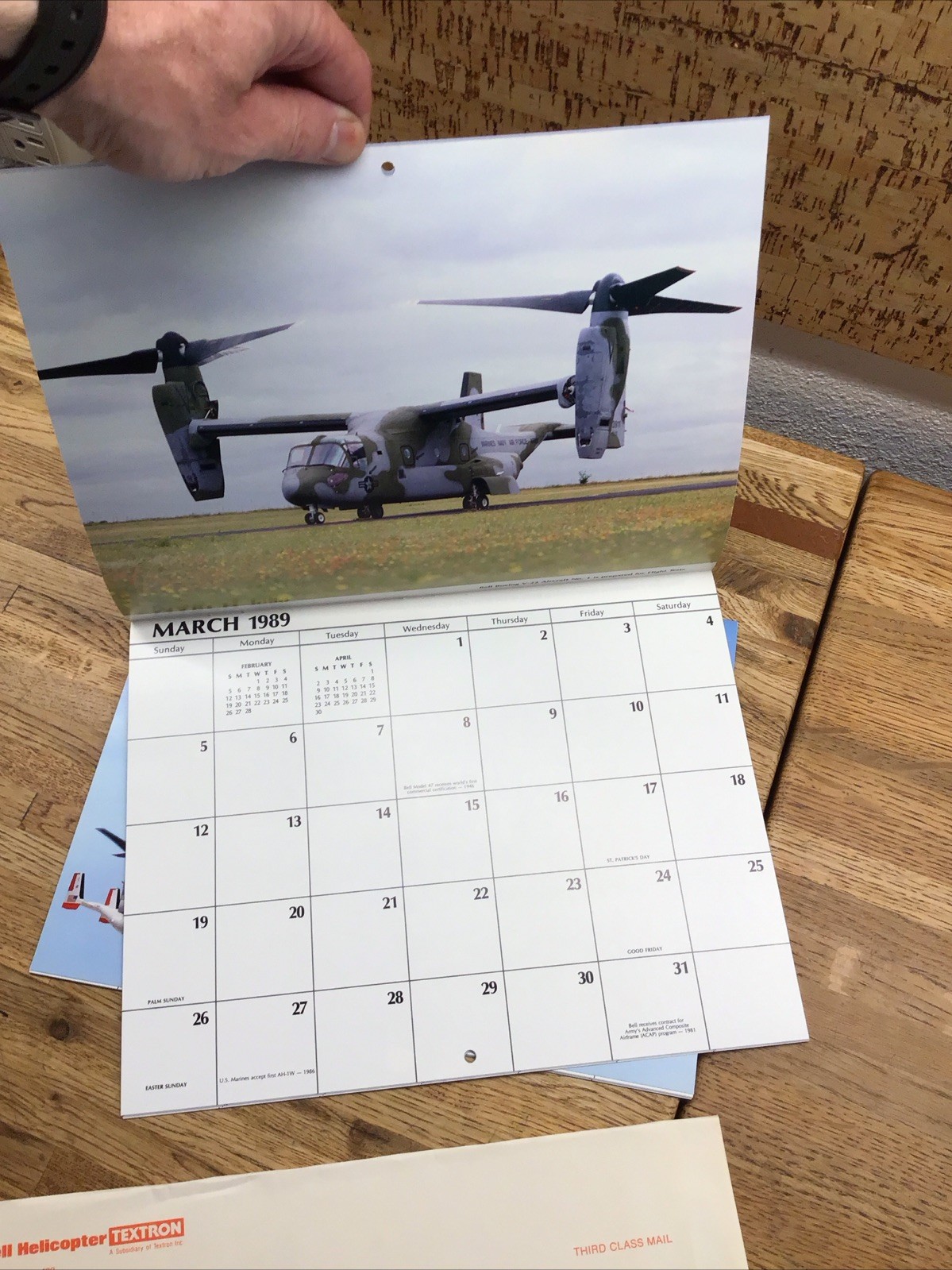 BELL HELICOPTER – Appointment Calendar – 1989 1990 1991 – Lot Of 3 – MM6.109