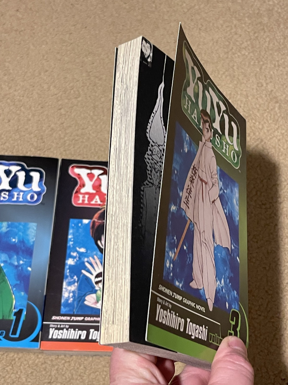 YUYU HAKUSHO Manga Vol 1 2 3 Shonen Jump ENGLISH By Yoshihiro Togashi, 2004