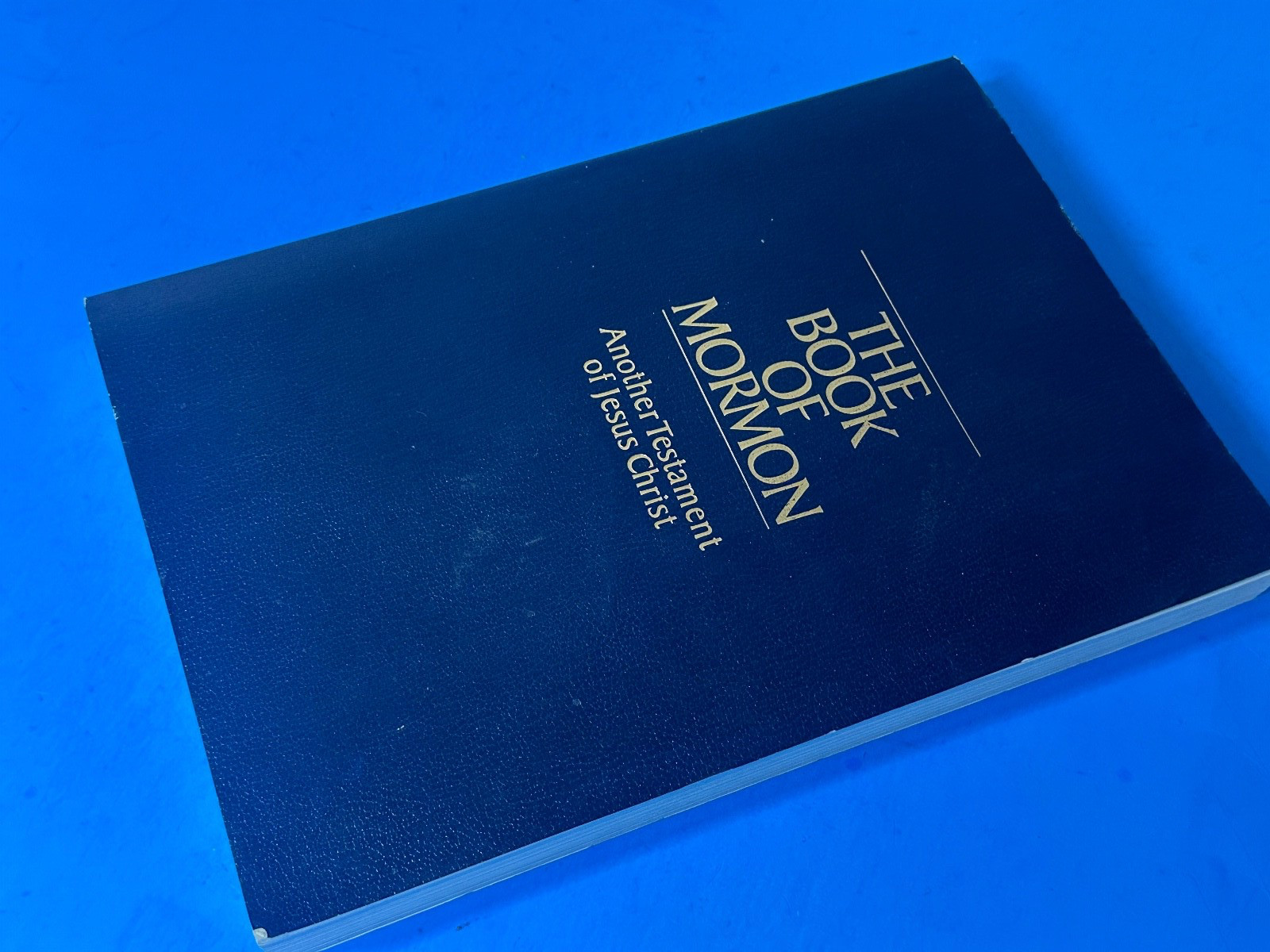 1989 EXTRA LARGE Book of Mormon LDS PB 12 x 8.5 inches