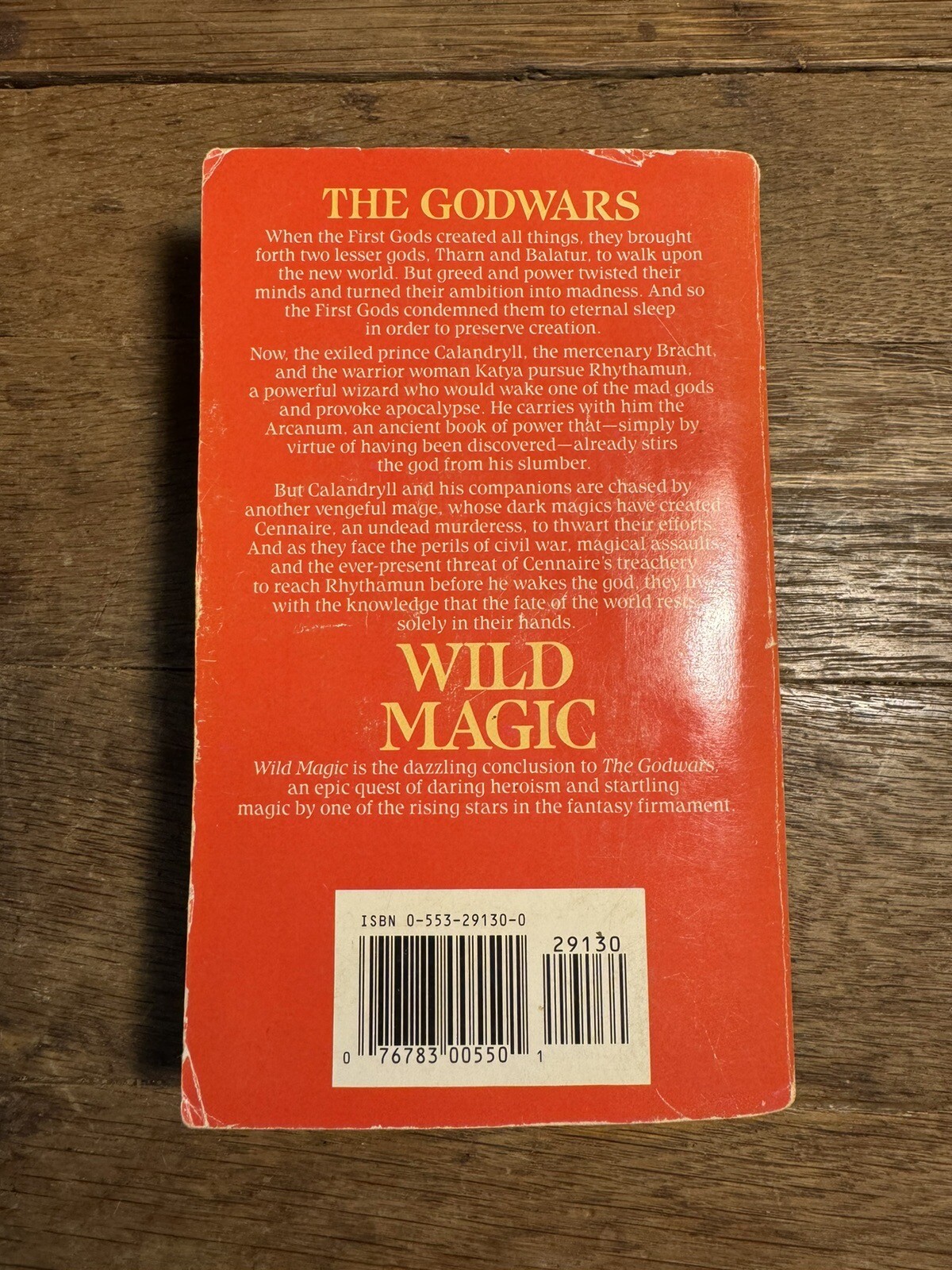 Wild Magic by Angus Wells The Godwars Book 3 Bantam Paperback 1993 Fantasy