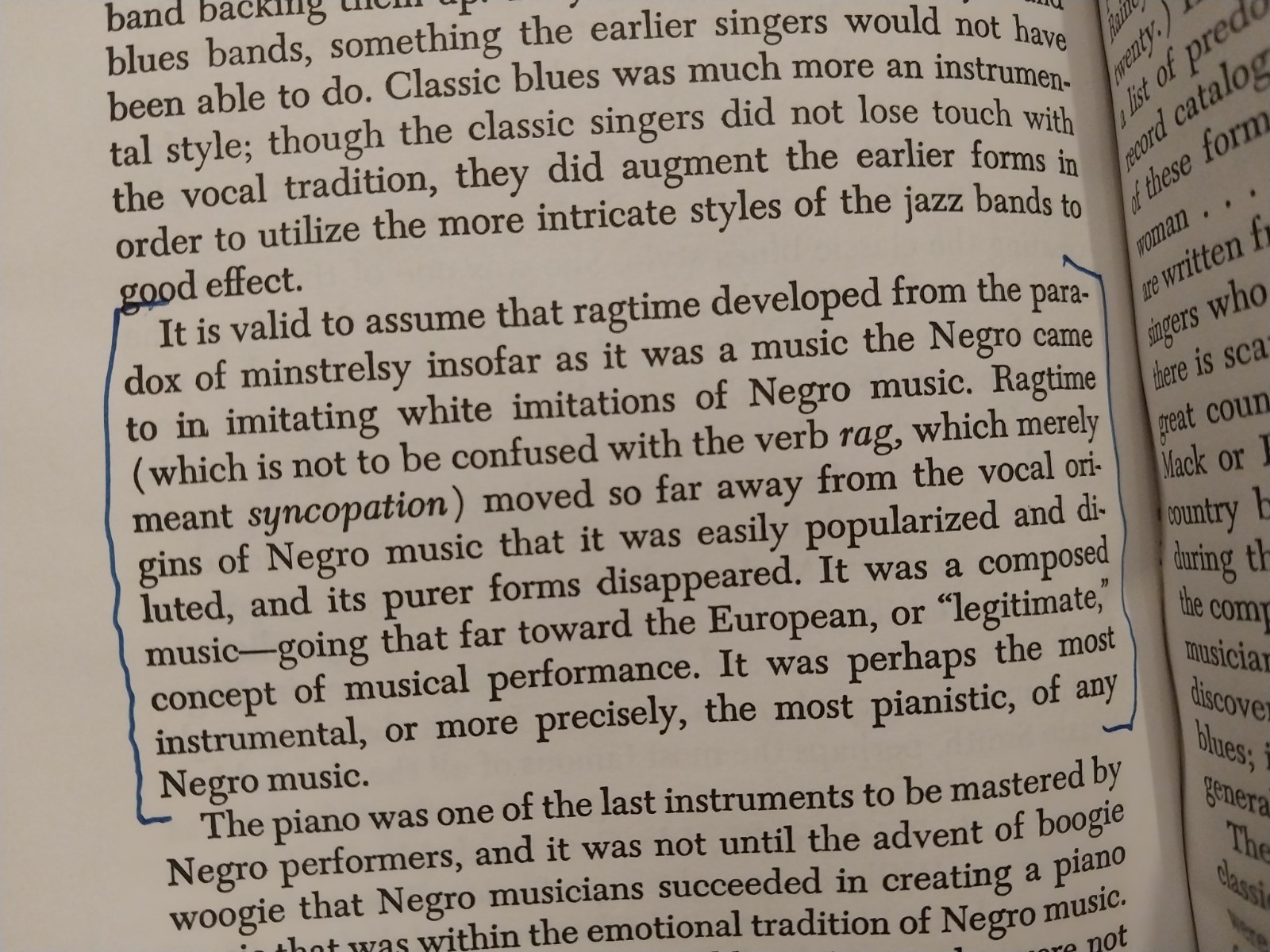 LeRoi Jones – Blues People – William Morrow 17th Printing
