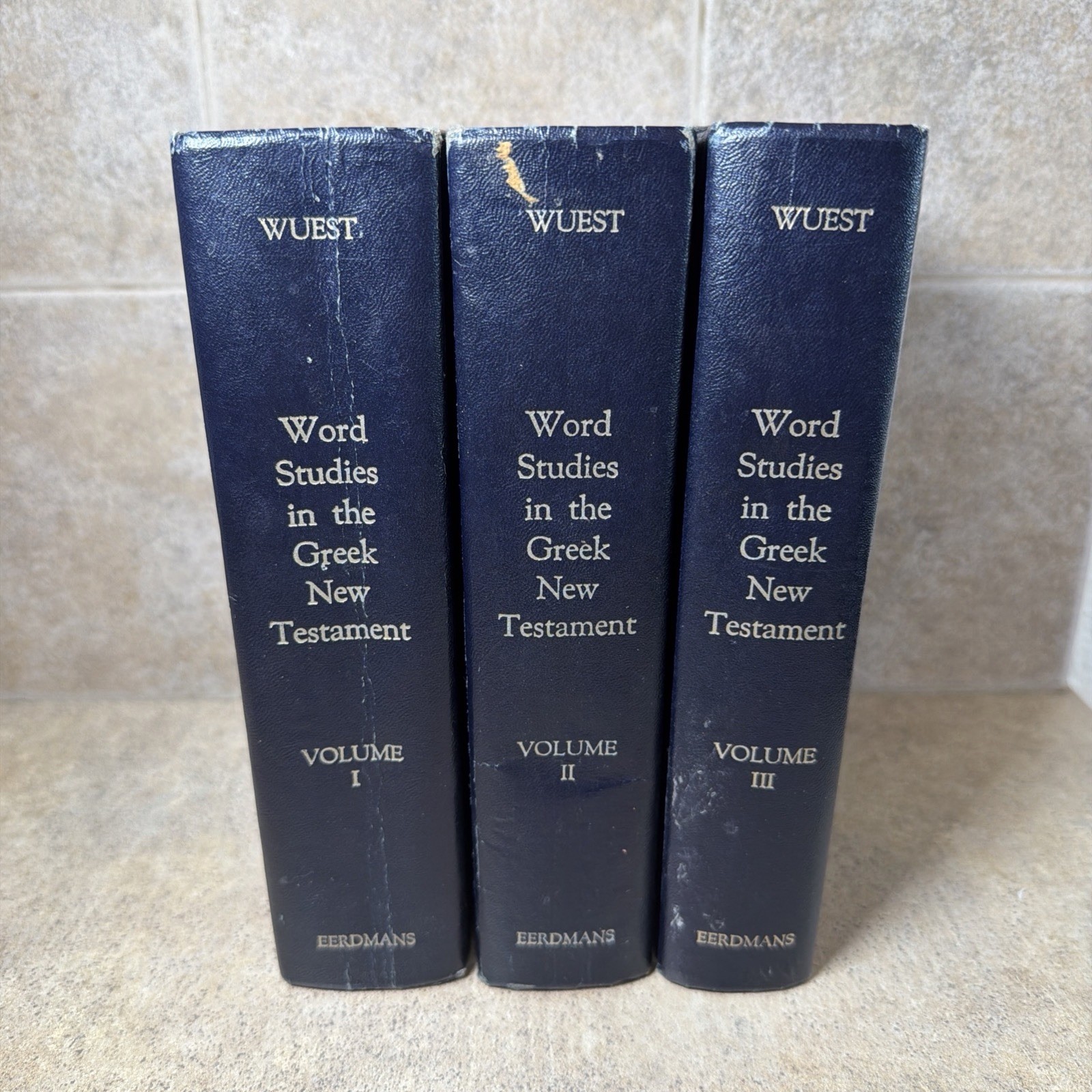 Word Studies in the Greek New Testament VOL 1-3 by Kenneth Wuest