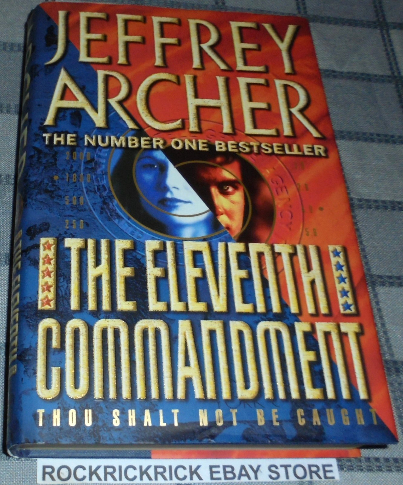 THE ELEVENTH COMMANDMENT BOOK BY JEFFREY ARCHER HARDCOVER 1998 16CM X 24CM