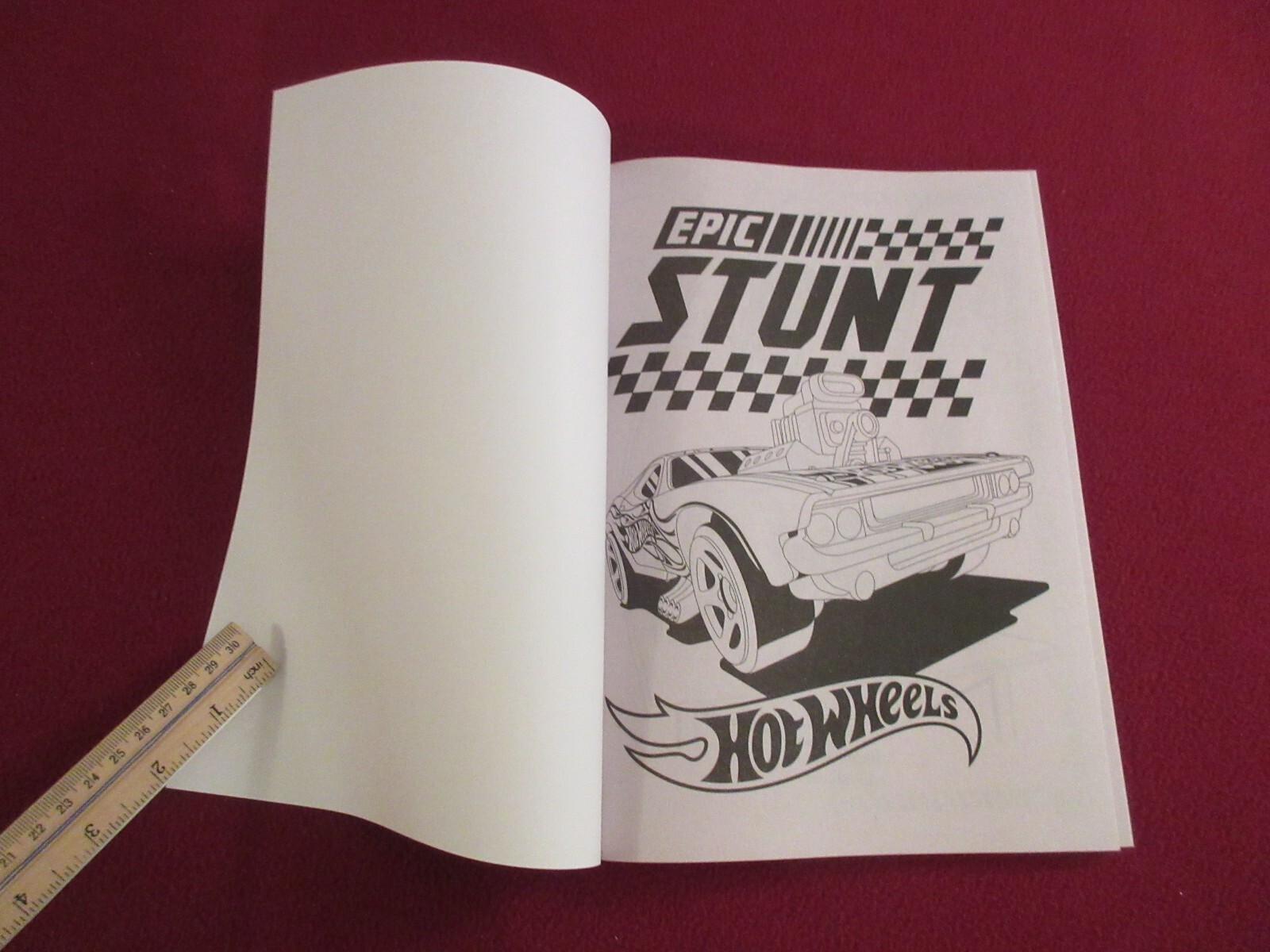 2025 Hot Wheels Coloring Book UNUSED NM/High Grade Original
