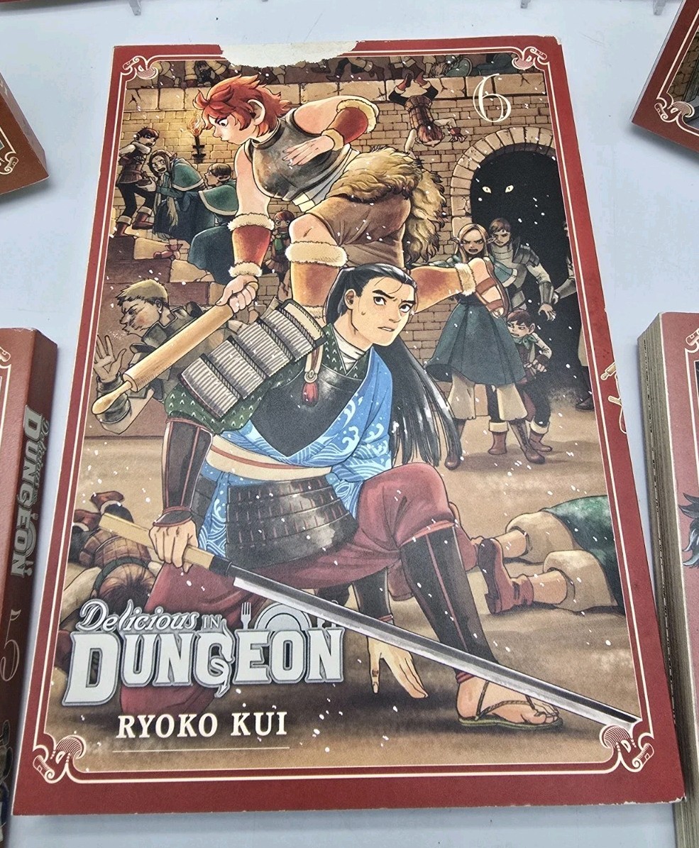 Yen Press DELICIOUS IN DUNGEON by Ryoko Kui Manga Book Lot Vol 1-7 1 2 3 4 5 6 7