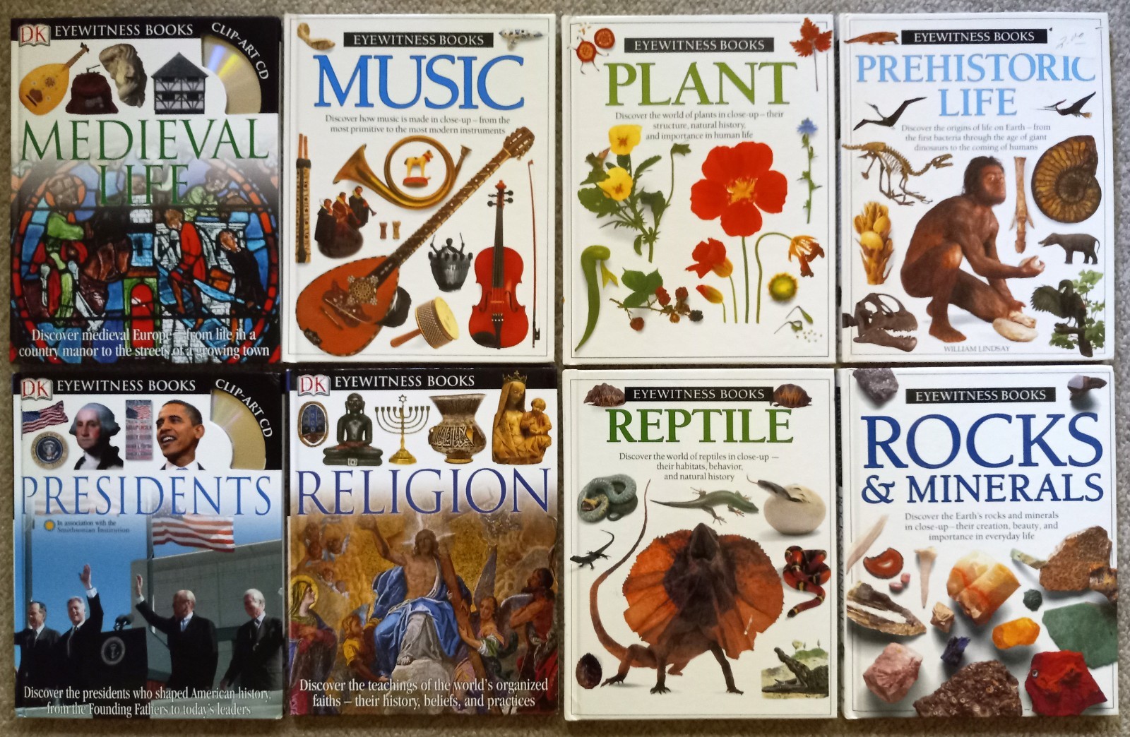 HUGE Big Lot of 39 DK EYEWITNESS BOOKS-HC-Science-History Etc. HOMESCHOOL Set