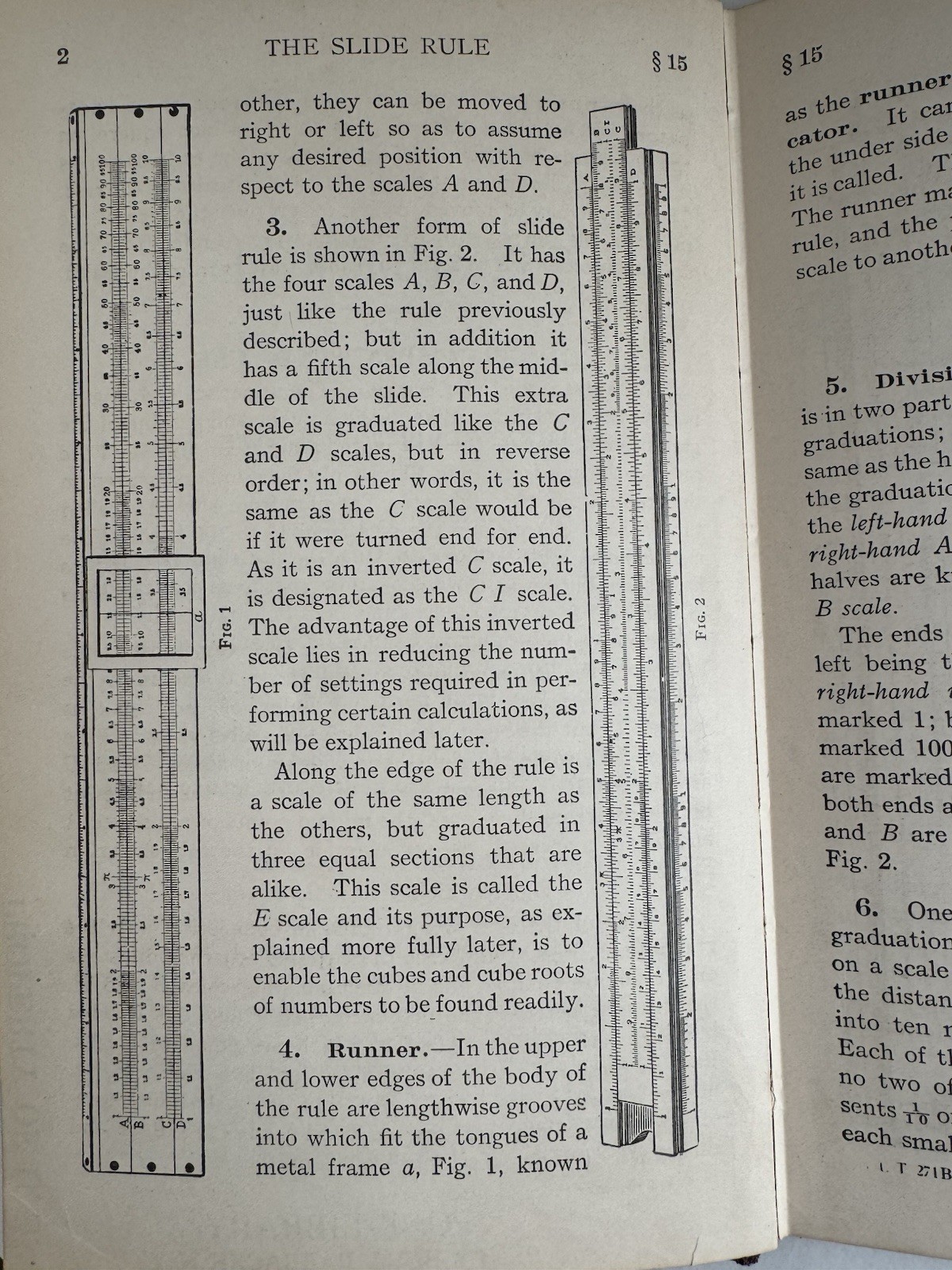 Antique The Slide Rule How To Use It Book Ex Libre 1924 Plattsburg Barracks NY