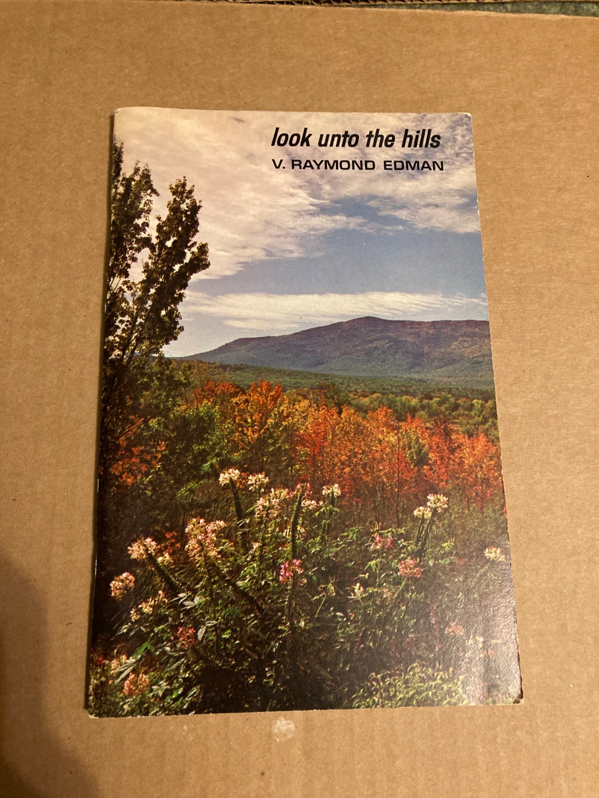 LOOK UNTO THE HILLS – V. RAYMOND EDMAN – MOODY PRESS FOURTH PRINTING 1973 VG.