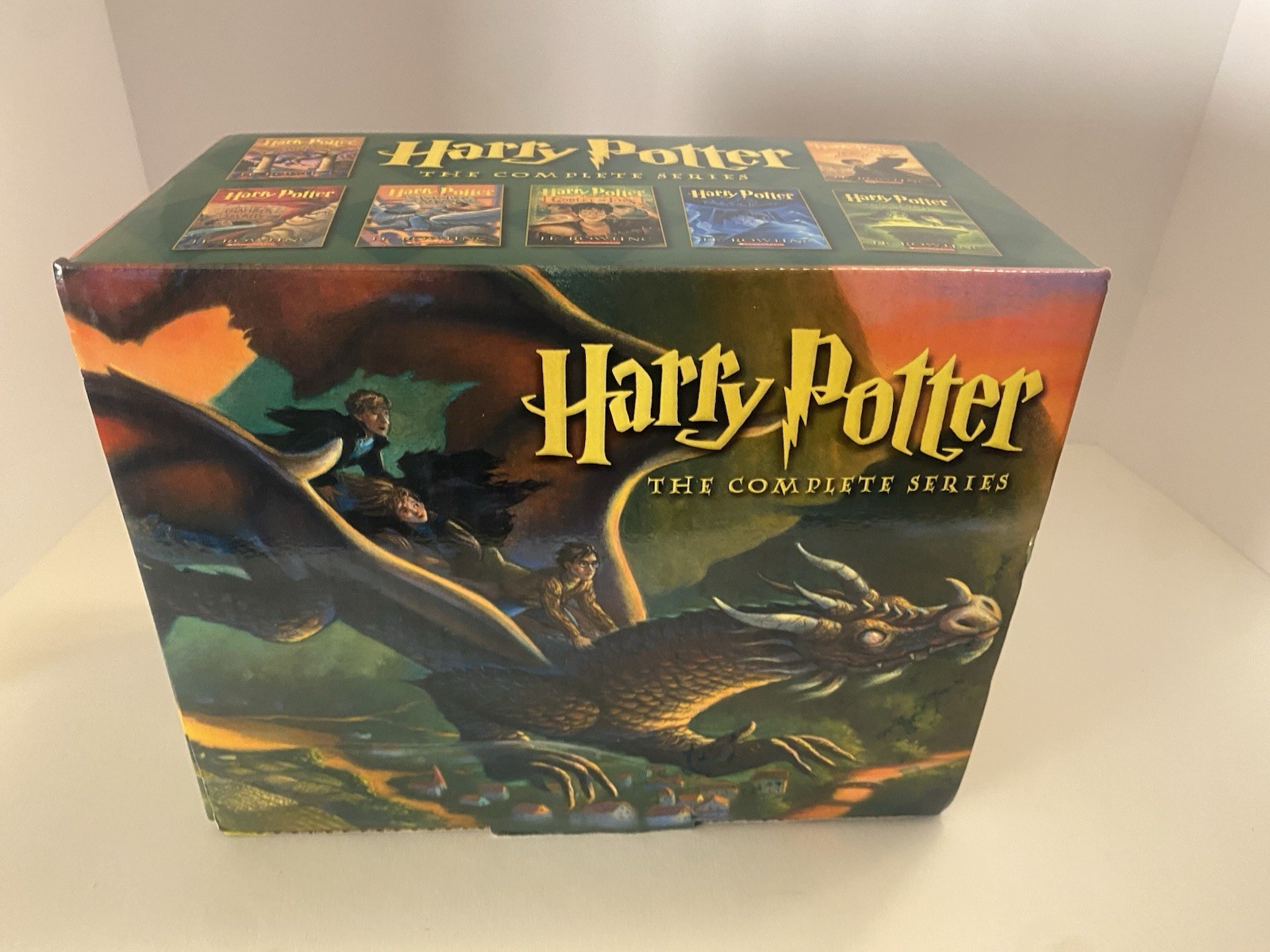 HARRY POTTER The Complete Series 1-7 Paperback Scholastic Box Set Slipcase