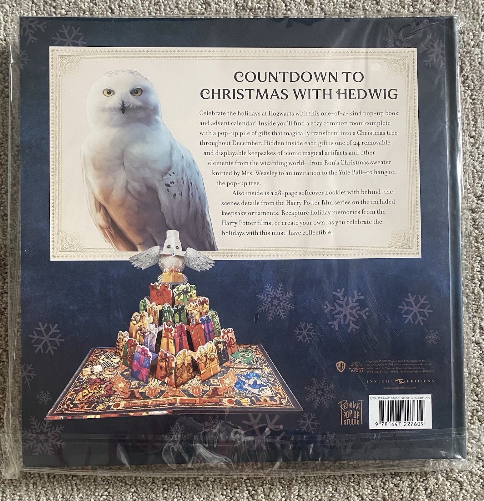 Harry Potter: Hedwig Pop-Up Advent Calendar by Matthew Reinhart (2022, Calendar)