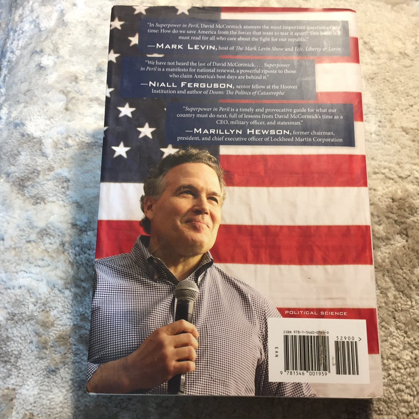 Superpower In Peril David H. McCormick Center Street Political Science SIGNED