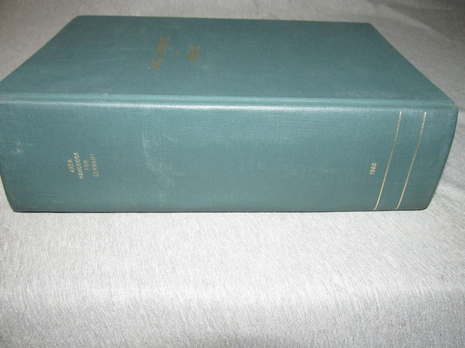 AREA HANDBOOK FOR GERMANY 1960 DA PAM 550-29 Hardback