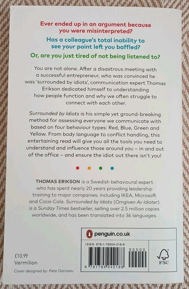 Surrounded by Idiots: The Four Types of Human Behaviour (o… by Erikson, Thomas