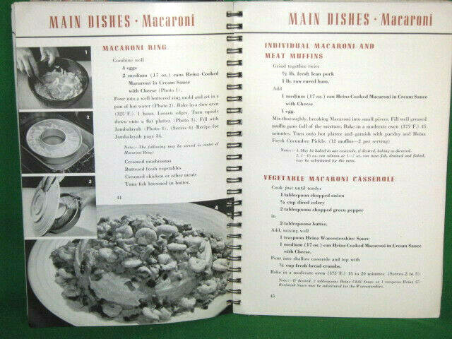 1939 HEINZ SPIRAL RECIPE BOOK – 212 PAGES