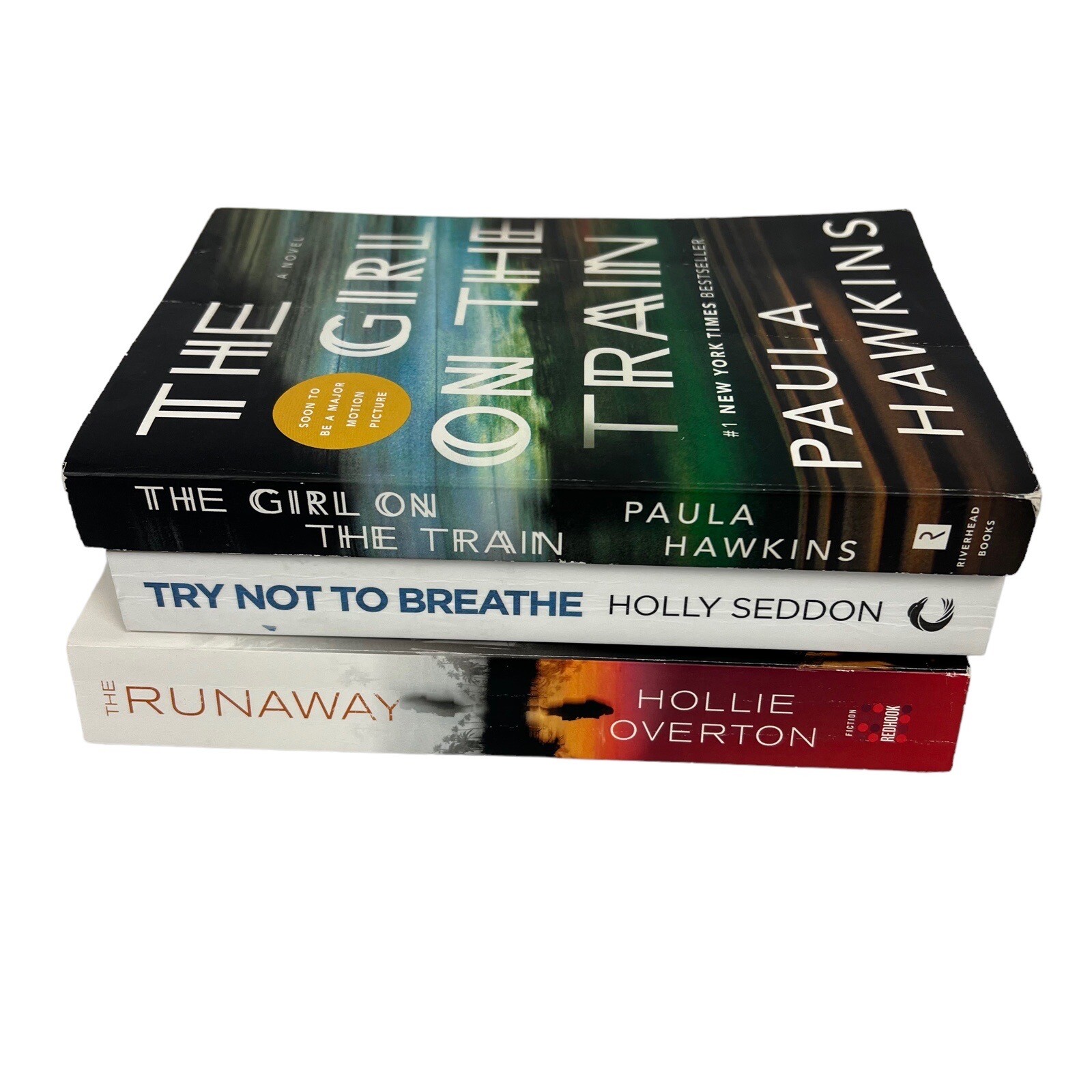 Lot/3 Fiction Thrillers/Suspense Paula Hawkins/Holly Seddon/Hollie Overton