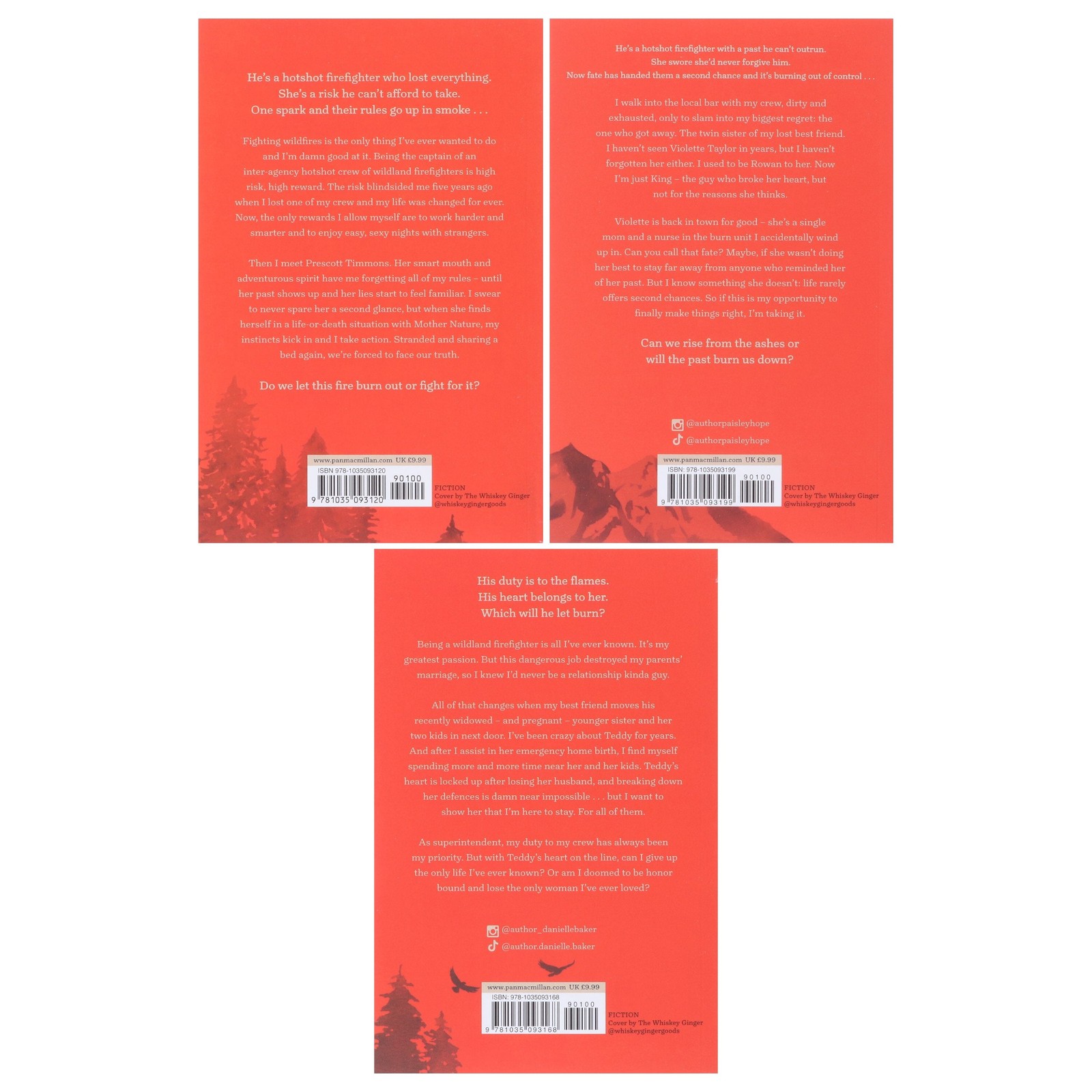 Sky Ridge Hotshots Series 3 Books Set – Fic – PB