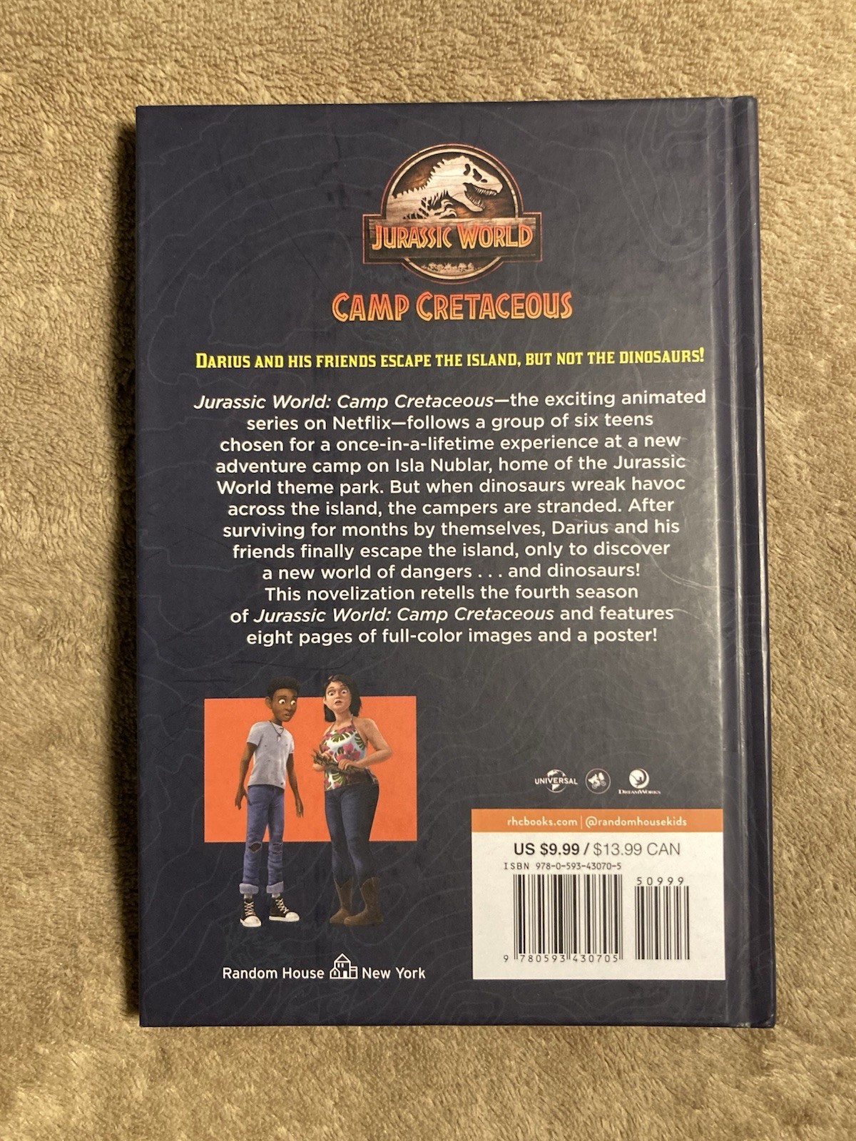 Camp Cretaceous Deluxe Junior Novelization Book Box Set Jurassic World Vol 1-4