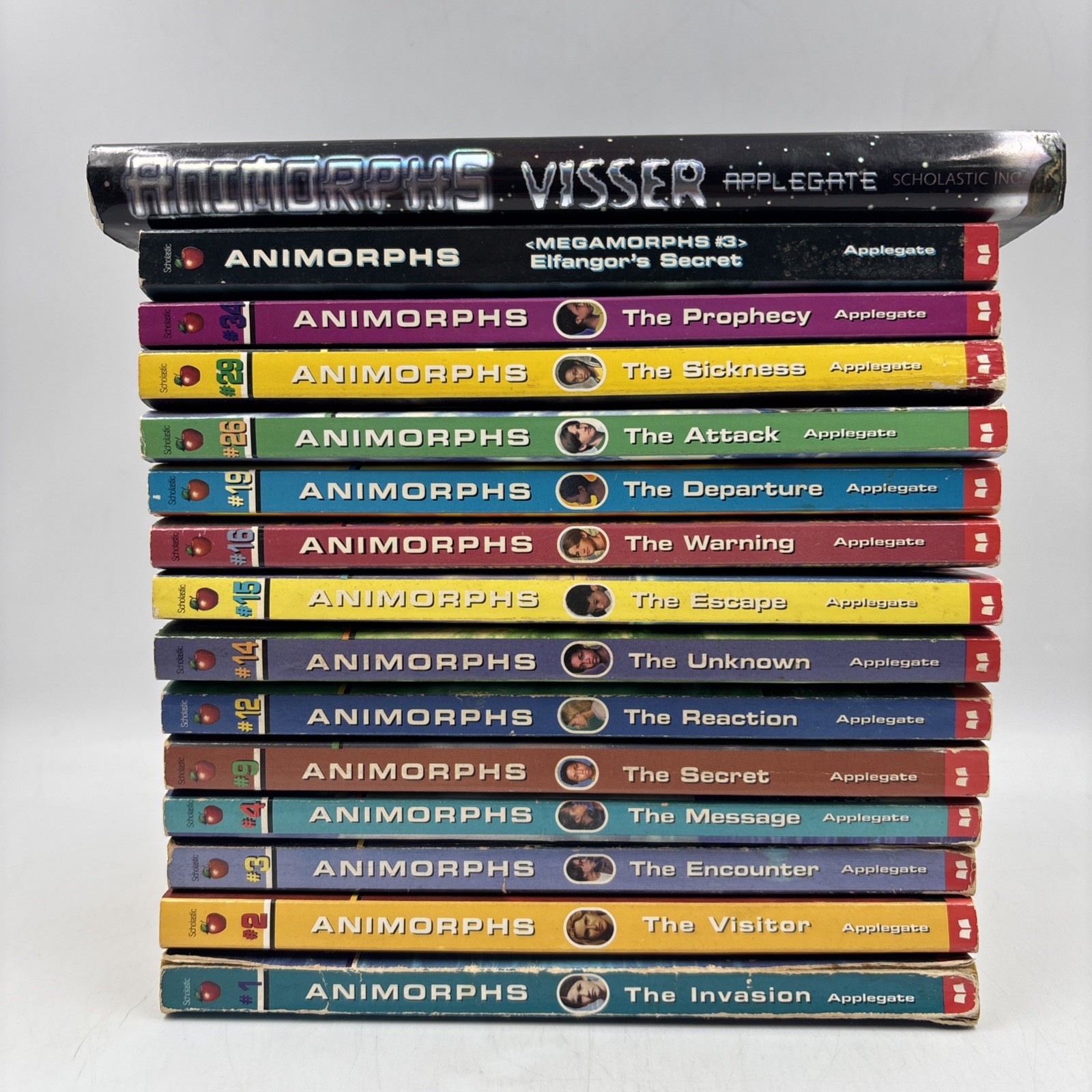 Animorphs Book Lot of 15 K.A. Applegate Scholastic Paperback Vintage 15