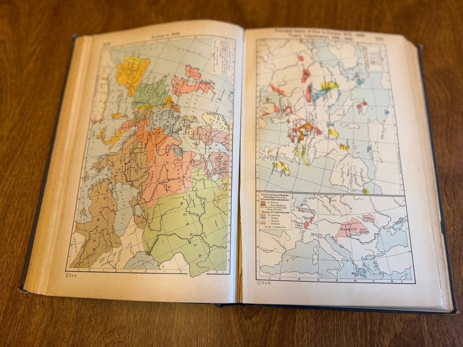 1929 Historical Atlas of World 7th ed.- 216 pgs. World Maps – William Shepherd