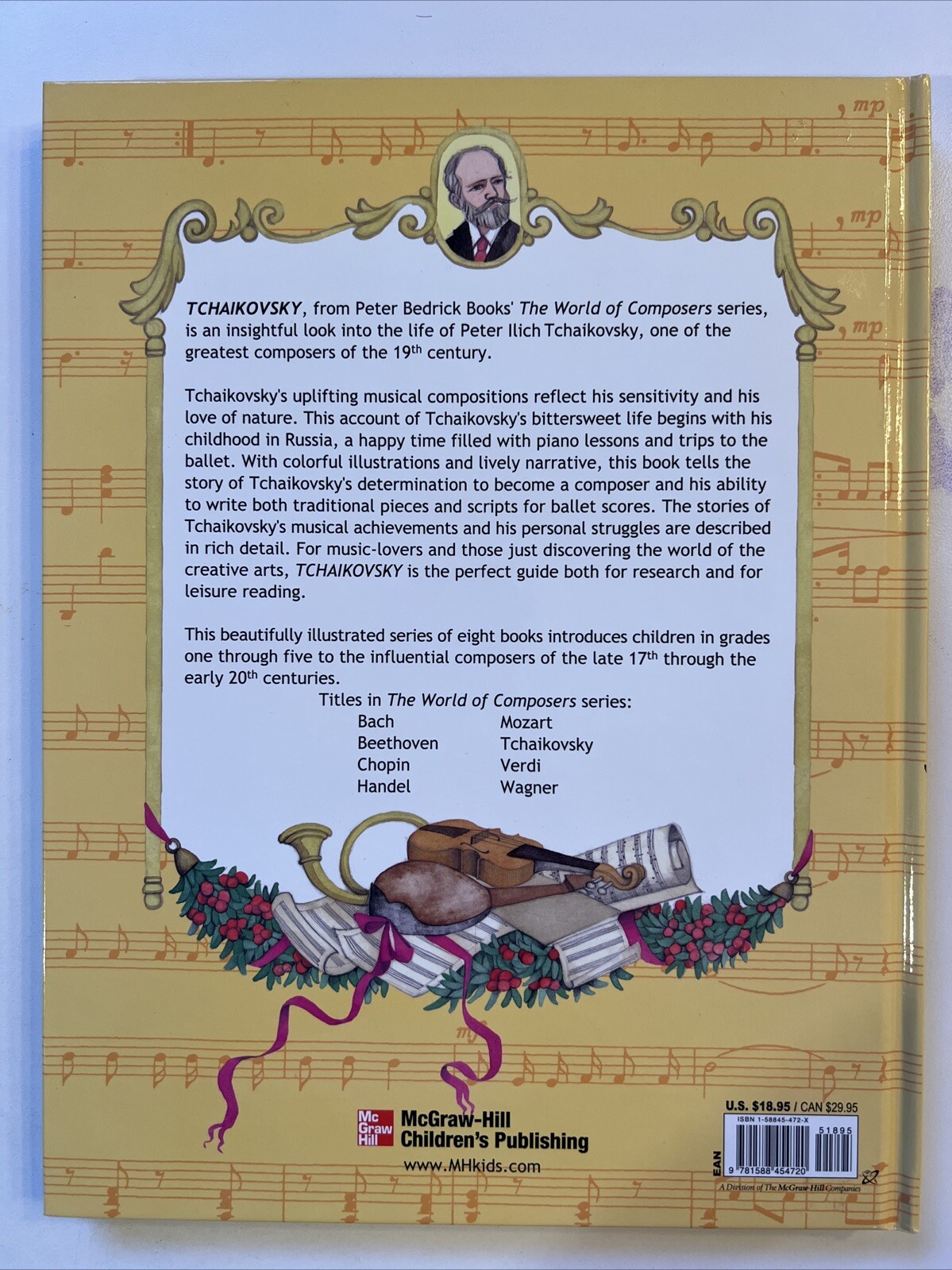 World of Composers Tchaikovsky Greta Cencetti Hardcover Children Book Graphics