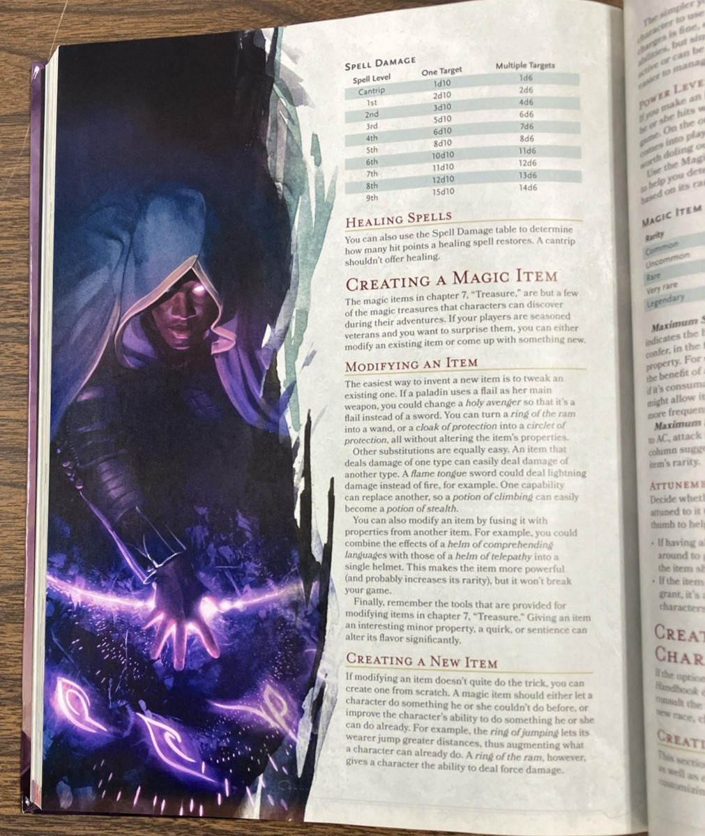 Dungeon Master’s Guide Dungeons & Dragons D&D HC RPG Wizards Coast 2014 EX-LIB